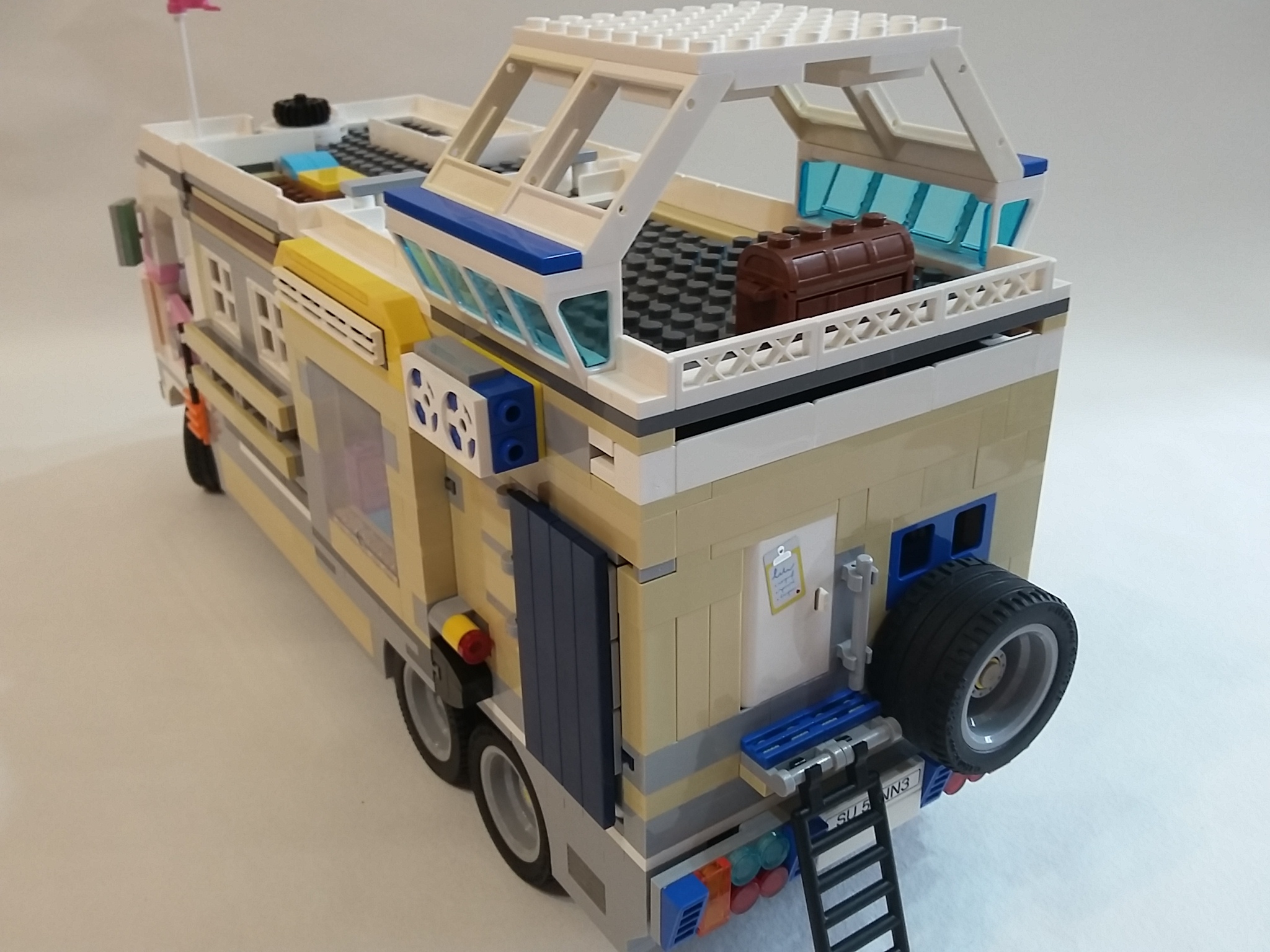 Mobile home - My, Lego, Van, Constructor, Toys, Video, Soundless, Longpost