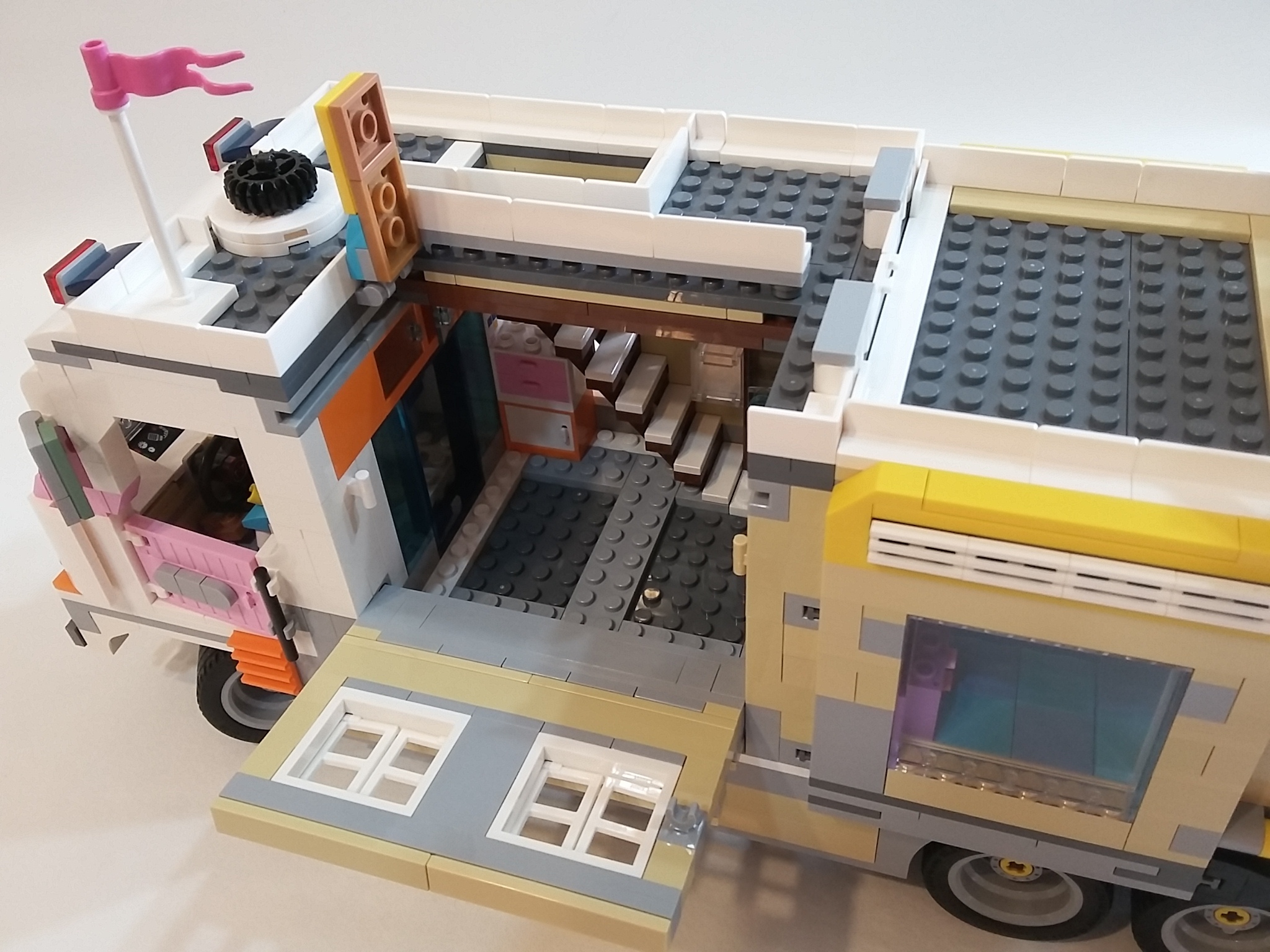 Mobile home - My, Lego, Van, Constructor, Toys, Video, Soundless, Longpost