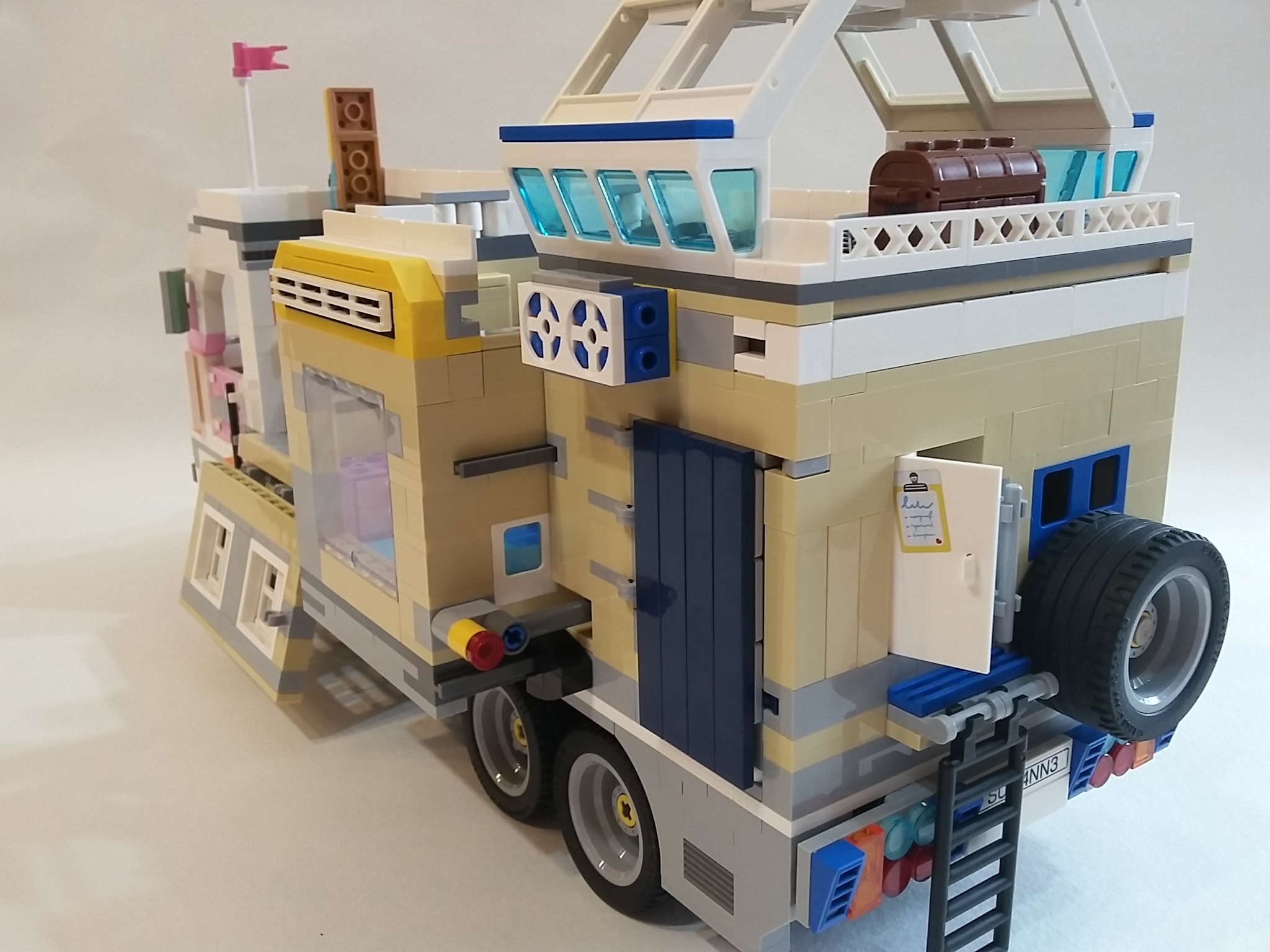 Mobile home - My, Lego, Van, Constructor, Toys, Video, Soundless, Longpost