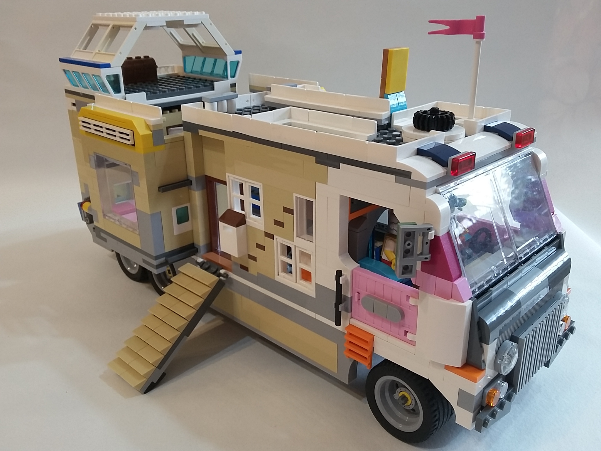 Mobile home - My, Lego, Van, Constructor, Toys, Video, Soundless, Longpost