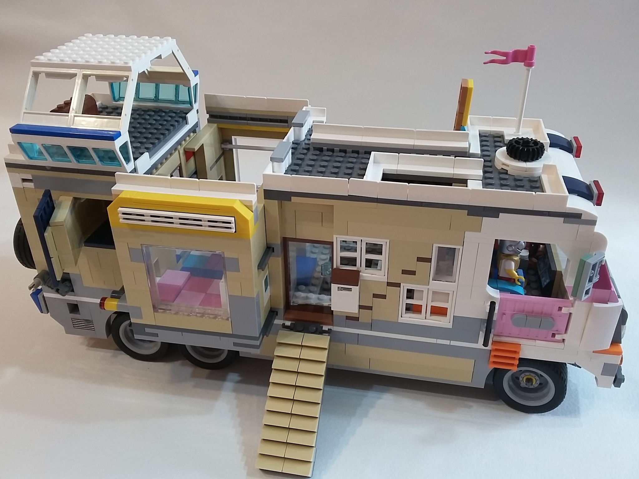 Mobile home - My, Lego, Van, Constructor, Toys, Video, Soundless, Longpost