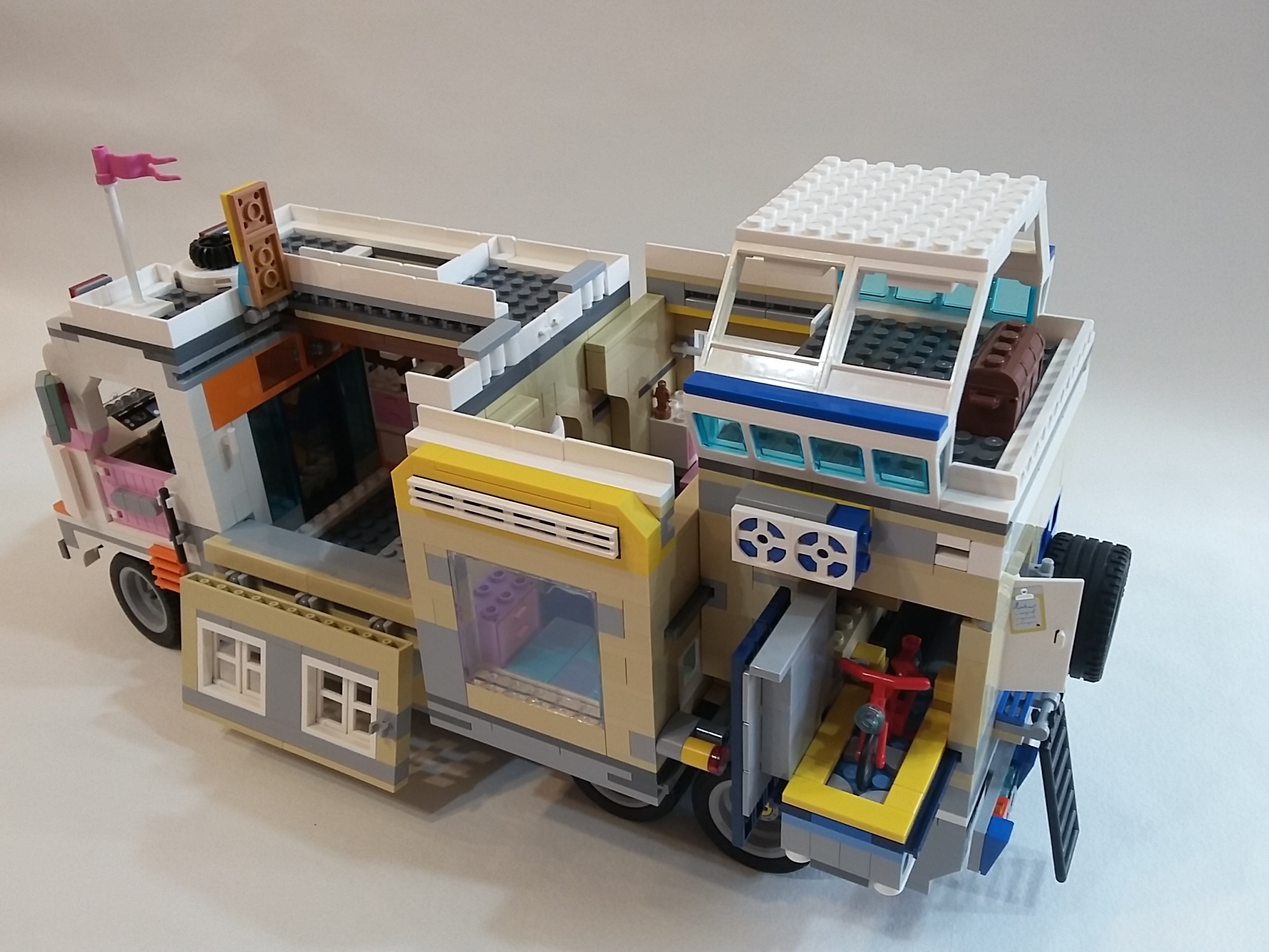 Mobile home - My, Lego, Van, Constructor, Toys, Video, Soundless, Longpost