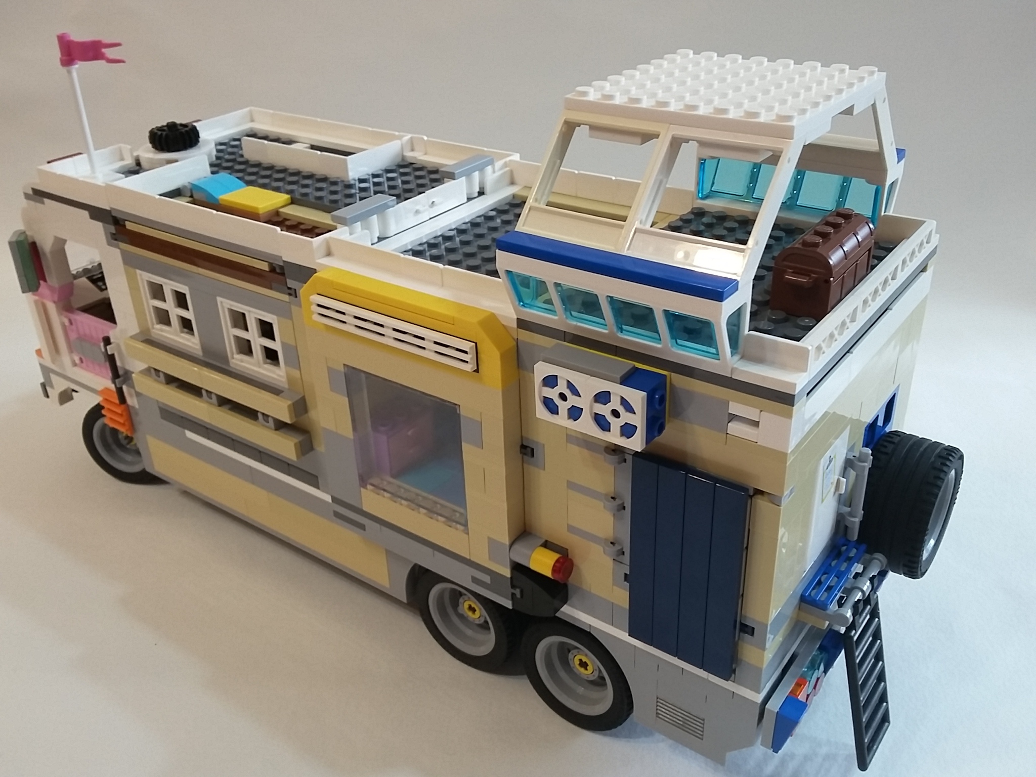 Mobile home - My, Lego, Van, Constructor, Toys, Video, Soundless, Longpost