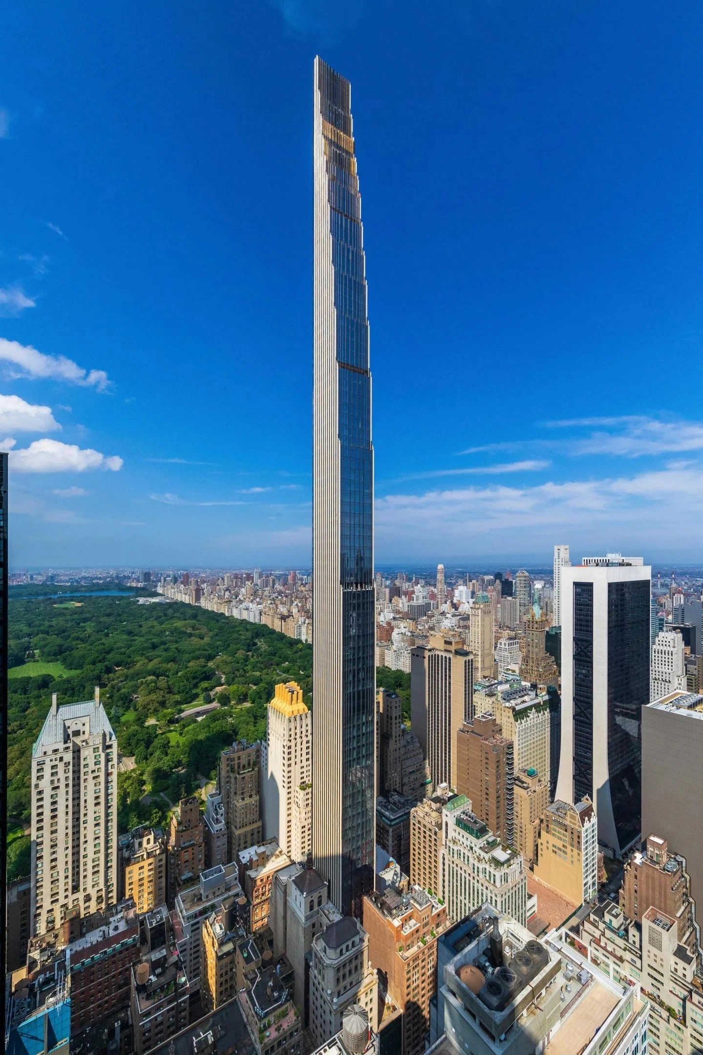 Construction of the thinnest skyscraper in the world has been completed - Skyscraper, Building, Picture with text, New York, USA, Building, Longpost