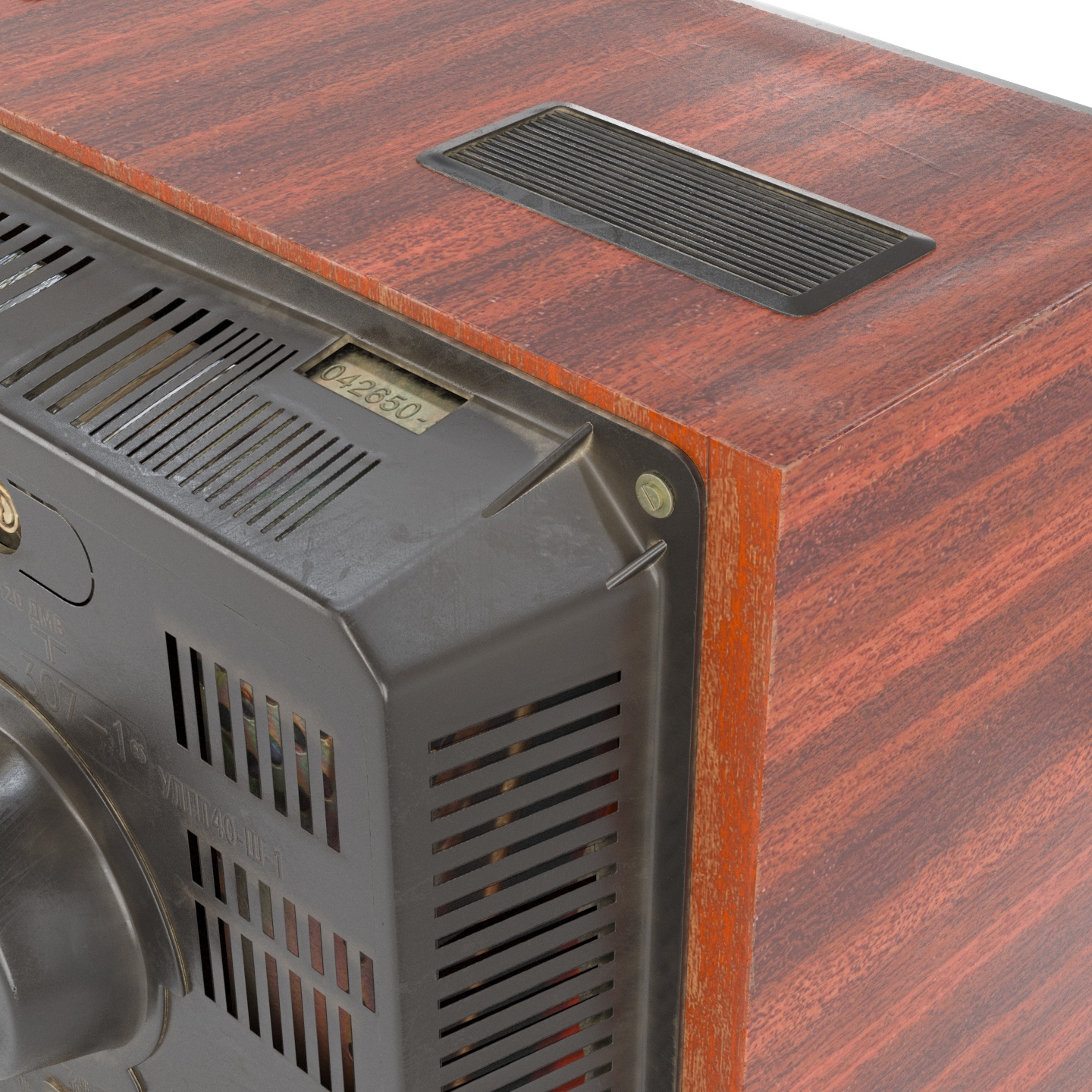 3D model of Soviet TV Rassvet 307-1 - My, Computer graphics, 3D modeling, 3DS max, TV set, Longpost, Video, Youtube