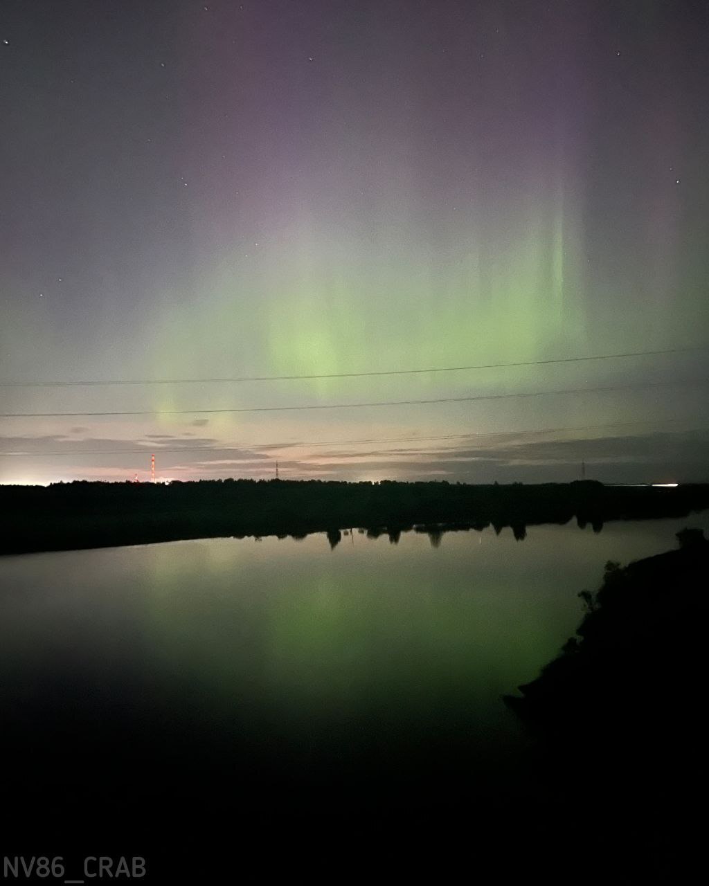 And they showed us beauty - Polar Lights, Sky, beauty, Nizhnevartovsk, Night, Longpost