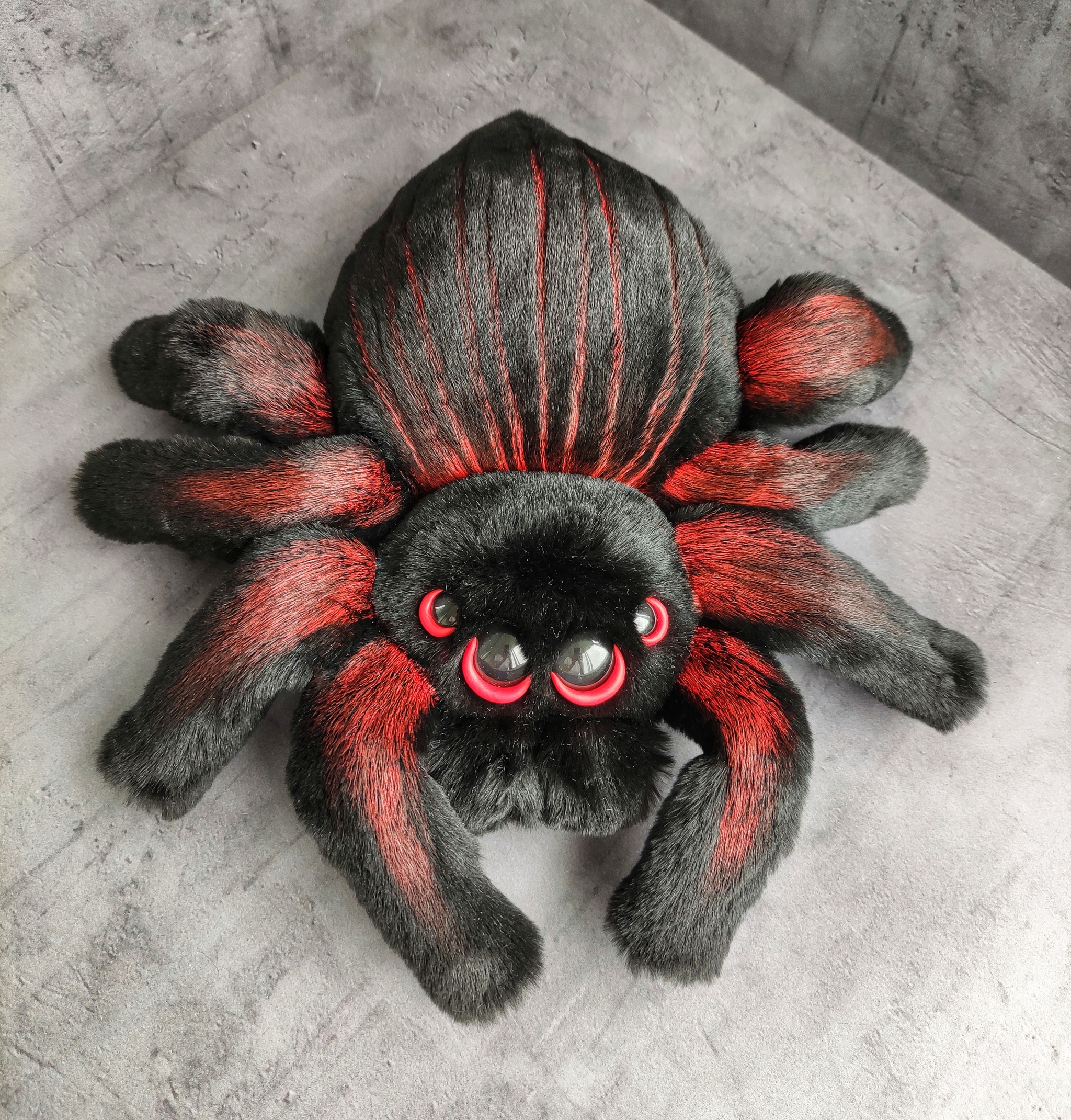 Long time no see - My, Toys, Needlework without process, Spider, Creation, Hobby, Handmade, Soft toy, Plush Toys