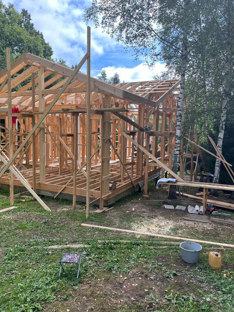 The frame is the foundation of the house! - Rukozhop, Dacha, Home construction, Frame house, Longpost