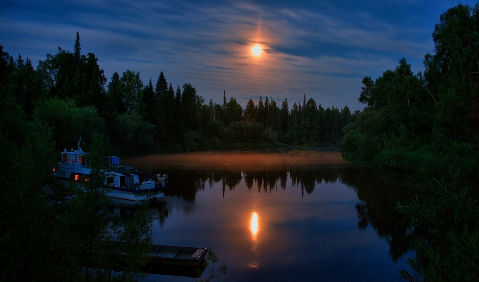 Summer night on Maly Yugan - My, Summer, River, The photo, Nature, Canon, Night, Night shooting