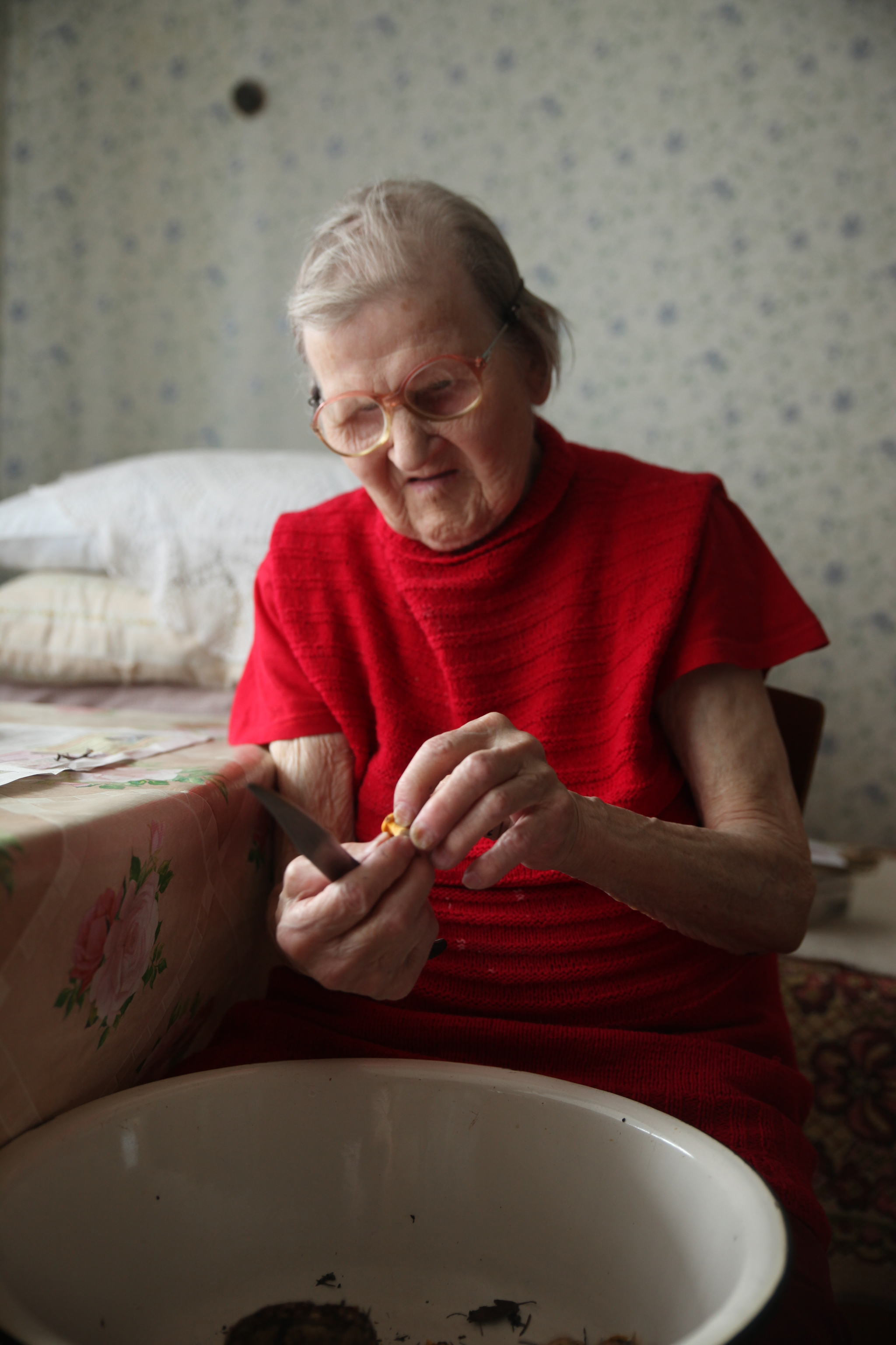 Mushrooms, ass and happiness - My, Grandmother, Village, Life stories, Family, Mushrooms, Mushroom pickers, Summer season, Everyday life, Happiness, Dinner, Longpost