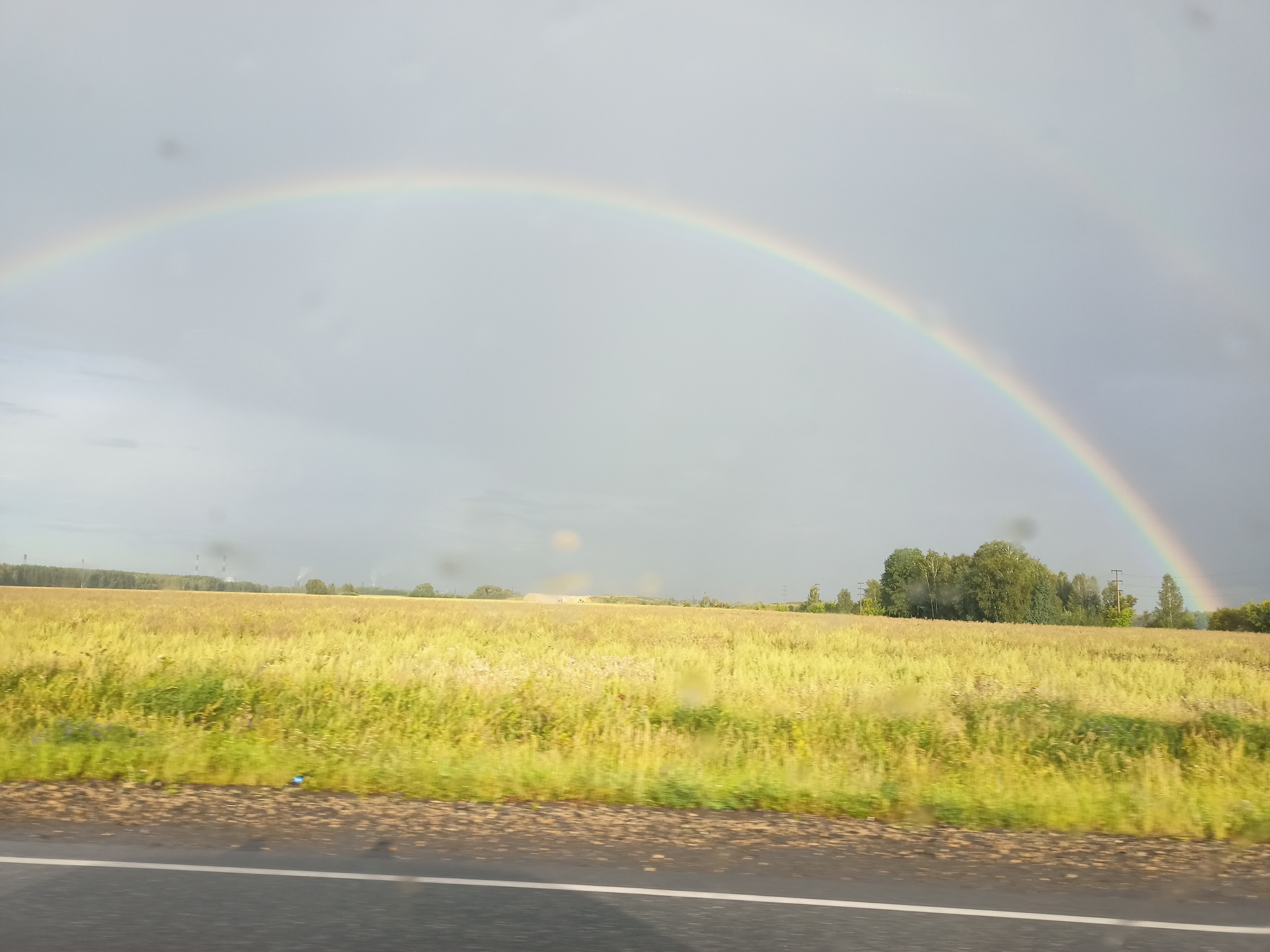 A shooting star and a rainbow, on the same day) - My, Rainbow, Perseids, Ural, Rain, Night, beauty, Comet, Longpost, Realme