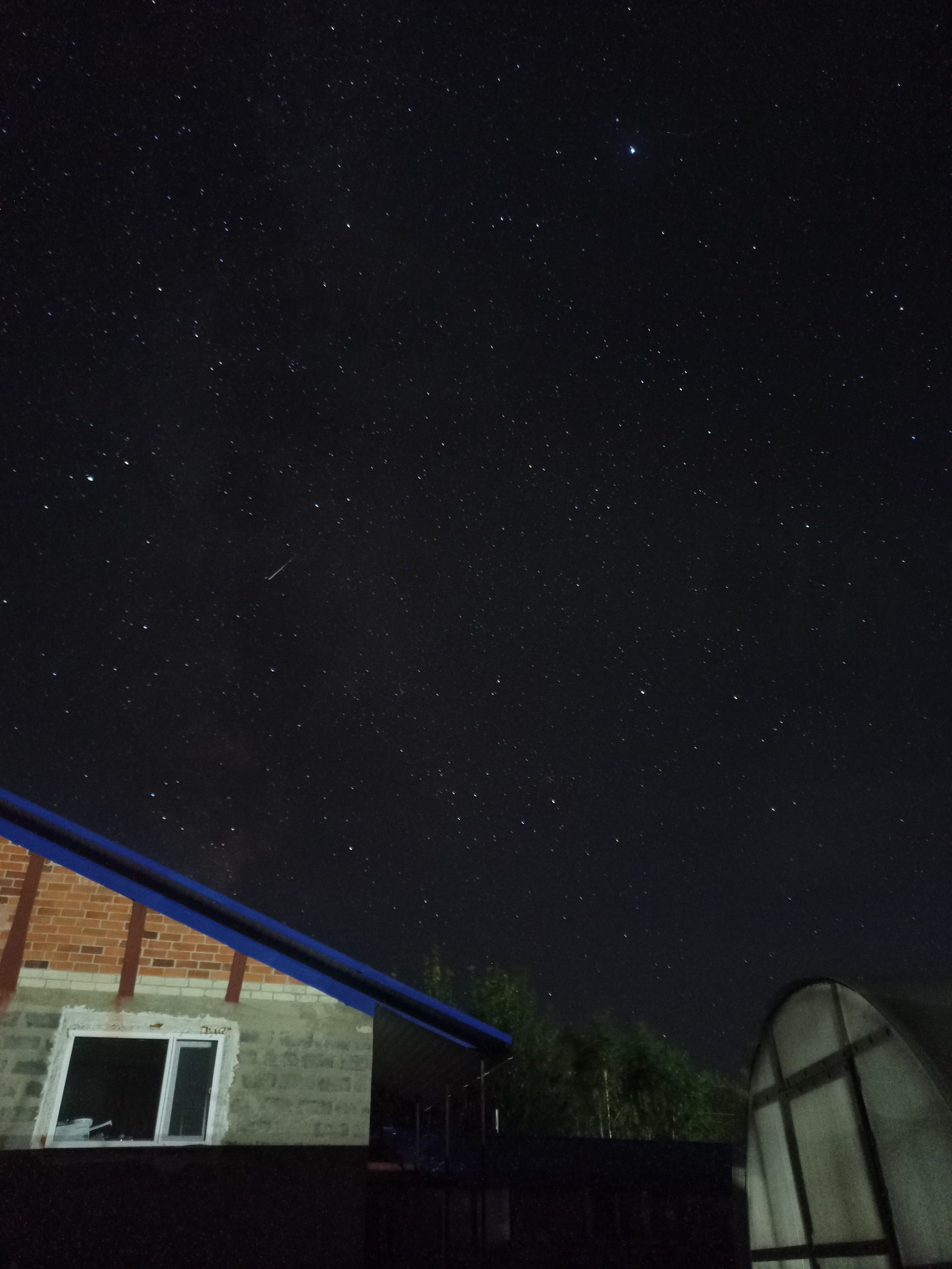 A shooting star and a rainbow, on the same day) - My, Rainbow, Perseids, Ural, Rain, Night, beauty, Comet, Longpost, Realme