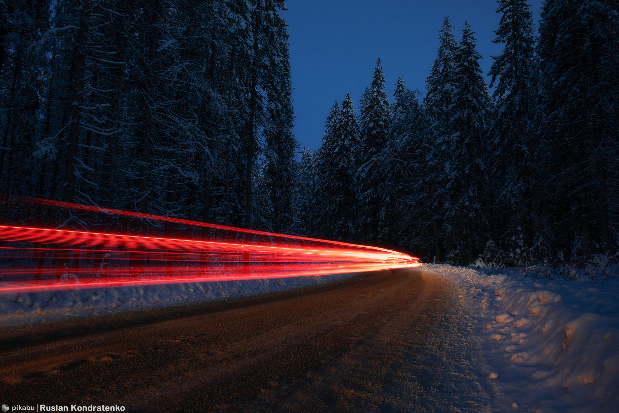 Lindulovskaya Grove in winter - My, The photo, Canon, Evening, Lindulovskaya grove, Winter, Longpost