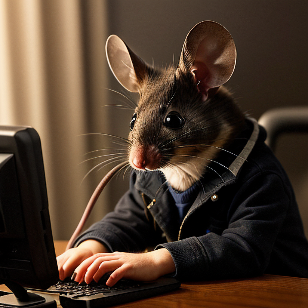 PRIBLID FOR COMPUTER - My, PC mouse, Computer, Design, Humor, 3D, Art, Souvenirs, The photo, Mouse, Generated, Longpost, Neural network art