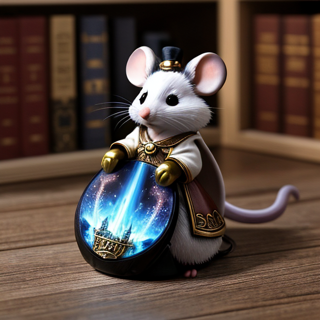 PRIBLID FOR COMPUTER - My, PC mouse, Computer, Design, Humor, 3D, Art, Souvenirs, The photo, Mouse, Generated, Longpost, Neural network art