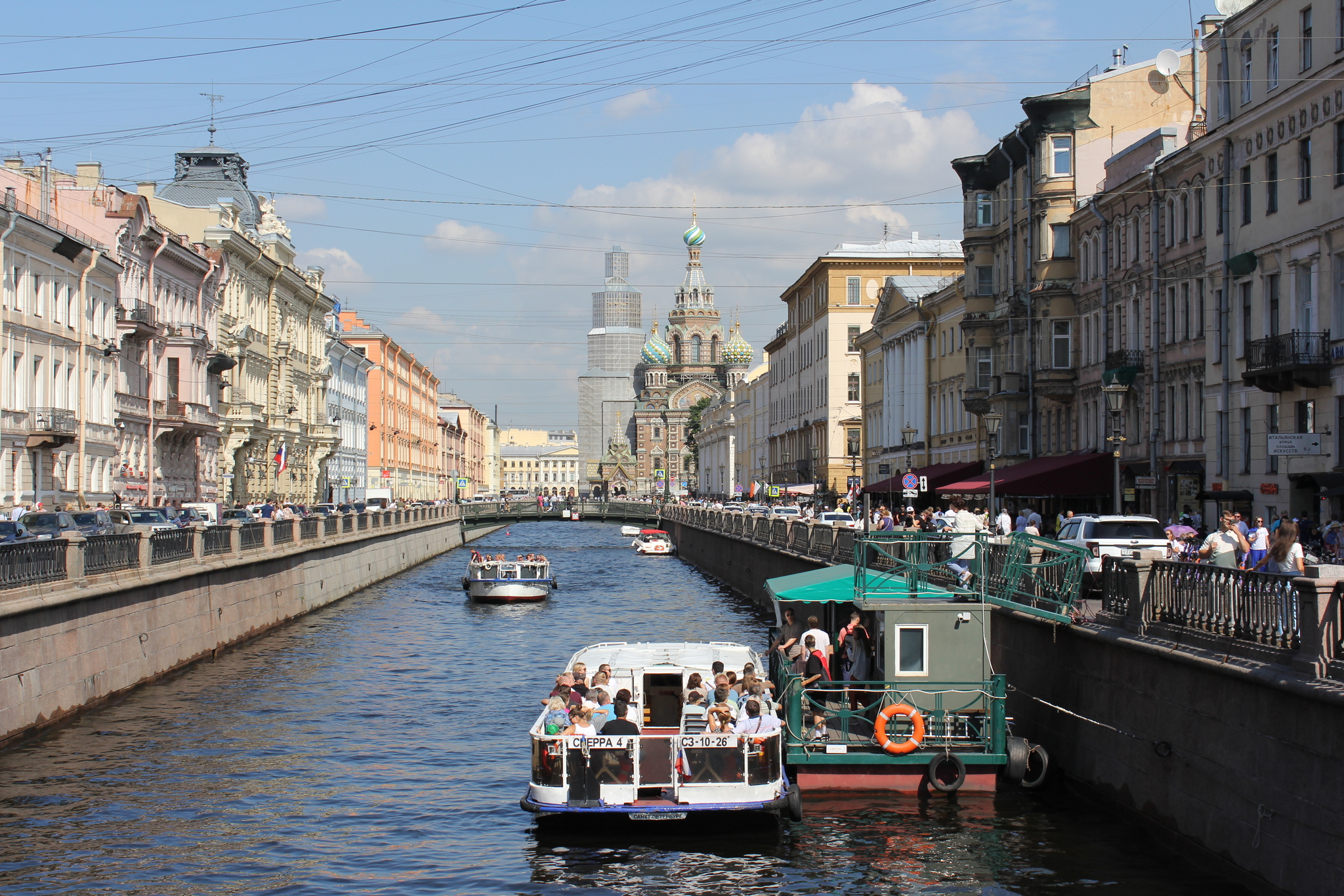 And it can be sunny in St. Petersburg - My, The photo, Saint Petersburg, Temple, River