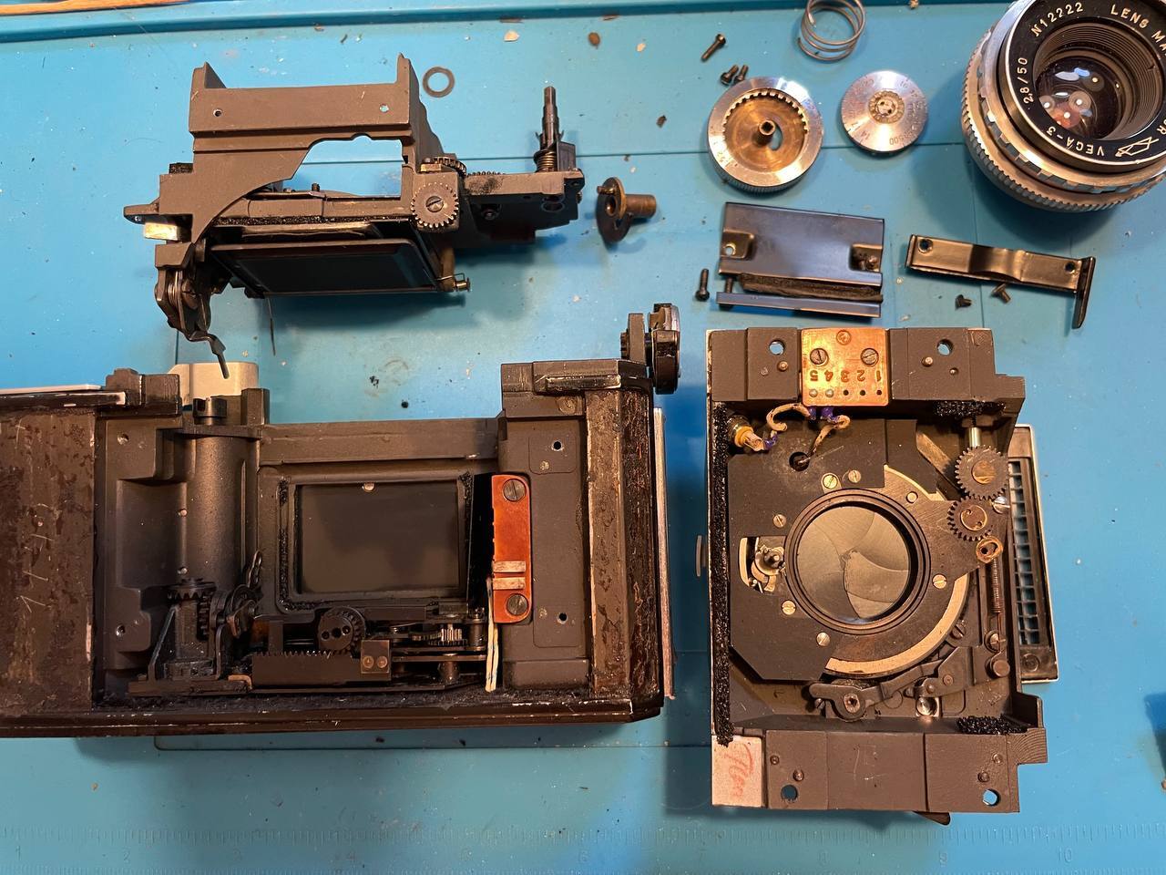 Zenit-4 repair - My, Zenith, Camera, Film cameras, KMZ, Repair, Repairers Community, Longpost