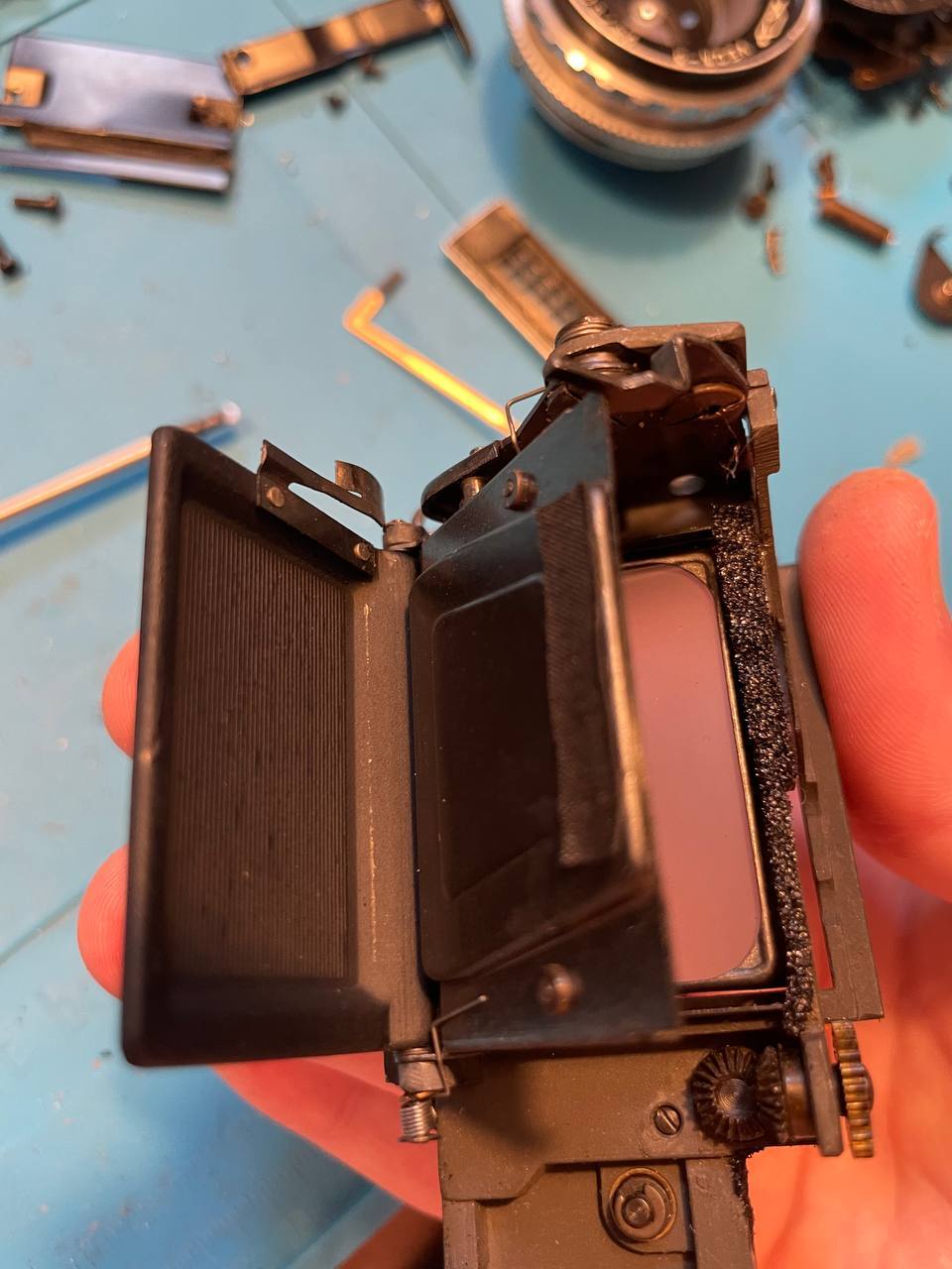 Zenit-4 repair - My, Zenith, Camera, Film cameras, KMZ, Repair, Repairers Community, Longpost