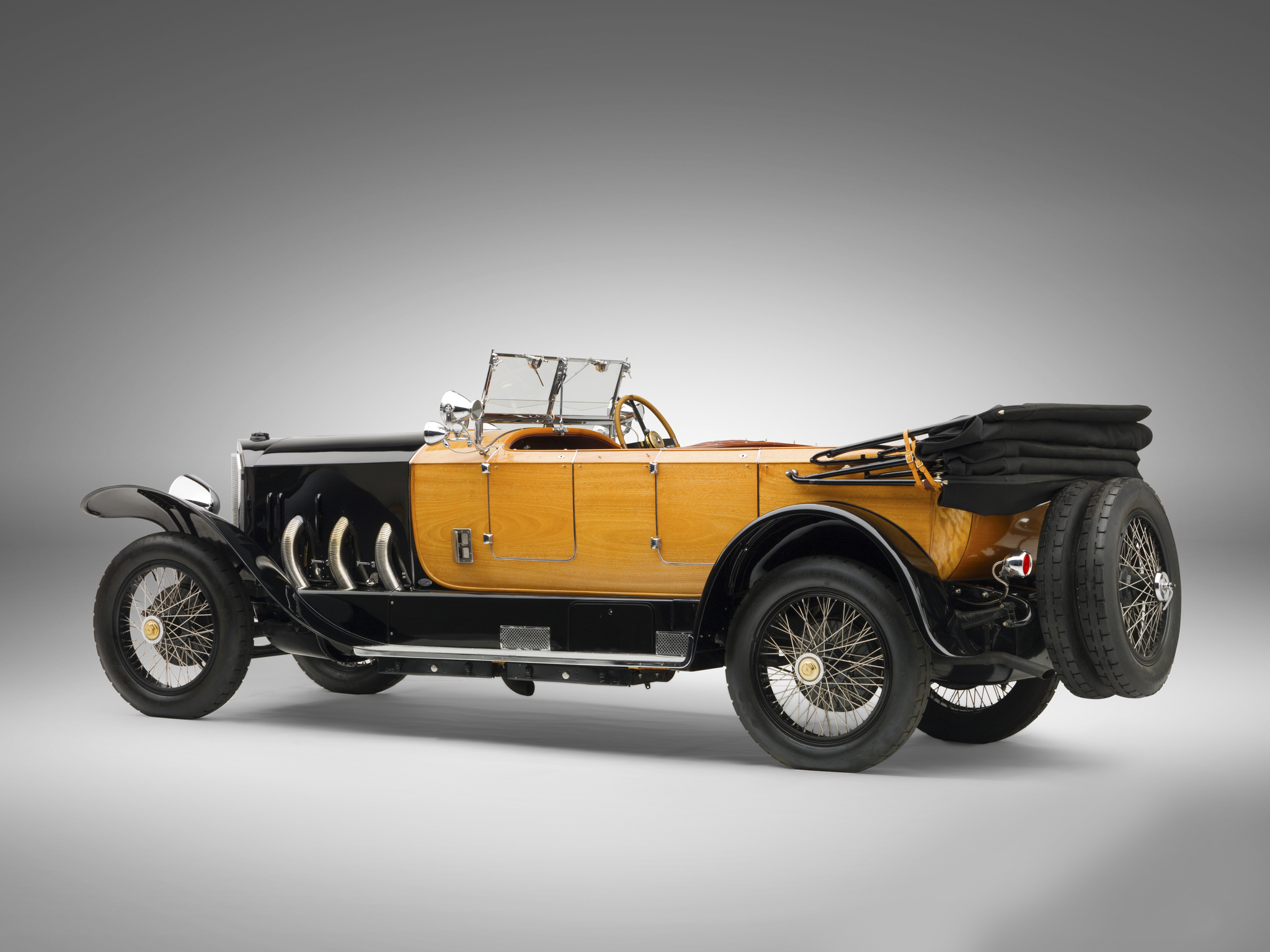 Mercedes 28-95 Sport Phaeton - Ретроавтомобиль, История автомобилей, Мерседес, 1924, Длиннопост