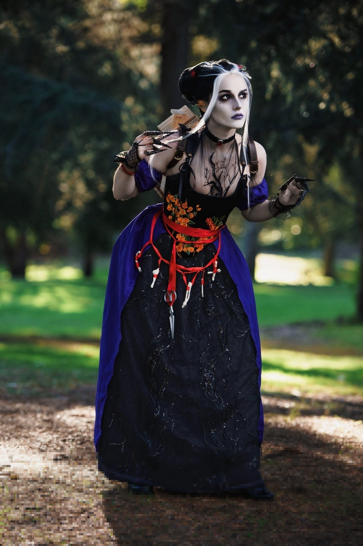 Another super cool cosplay of the Critical Role warlock character named Laudna, from a girl under the nickname her-biness - beauty, Fantasy, Dungeons & dragons, Dnd 5, Critical Role, Tabletop role-playing games, Show, Characters (edit), Cosplay, Longpost