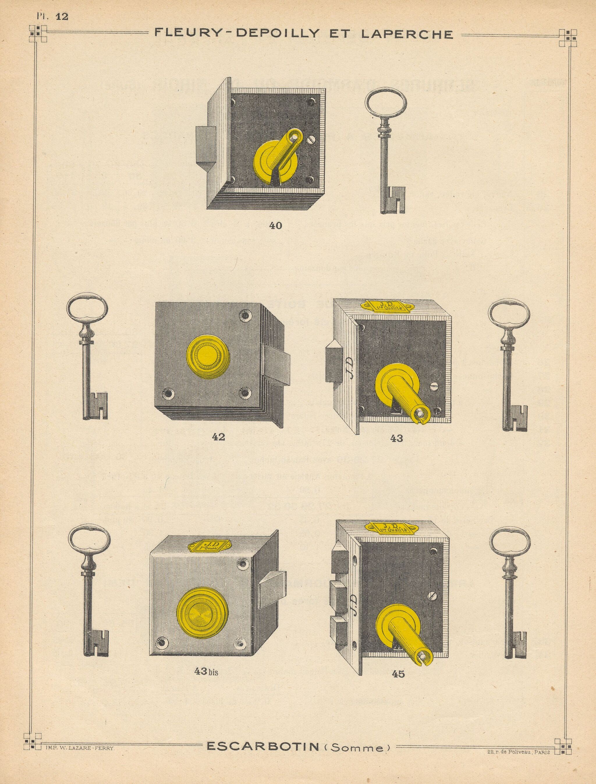 Catalog of locks, keys and other accessories, Early 20th century - Images, Books, Old photo, Design, Locks, Keys, Catalog, Price-list, Longpost