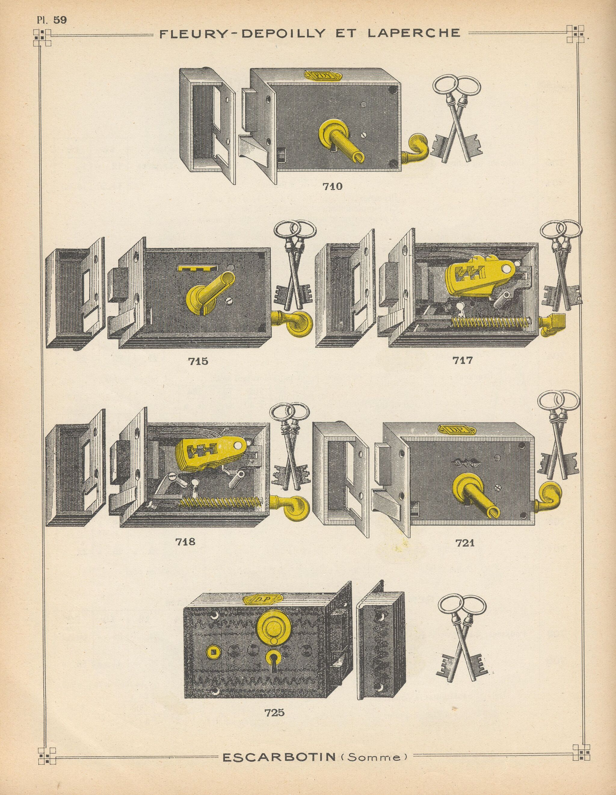 Catalog of locks, keys and other accessories, Early 20th century - Images, Books, Old photo, Design, Locks, Keys, Catalog, Price-list, Longpost