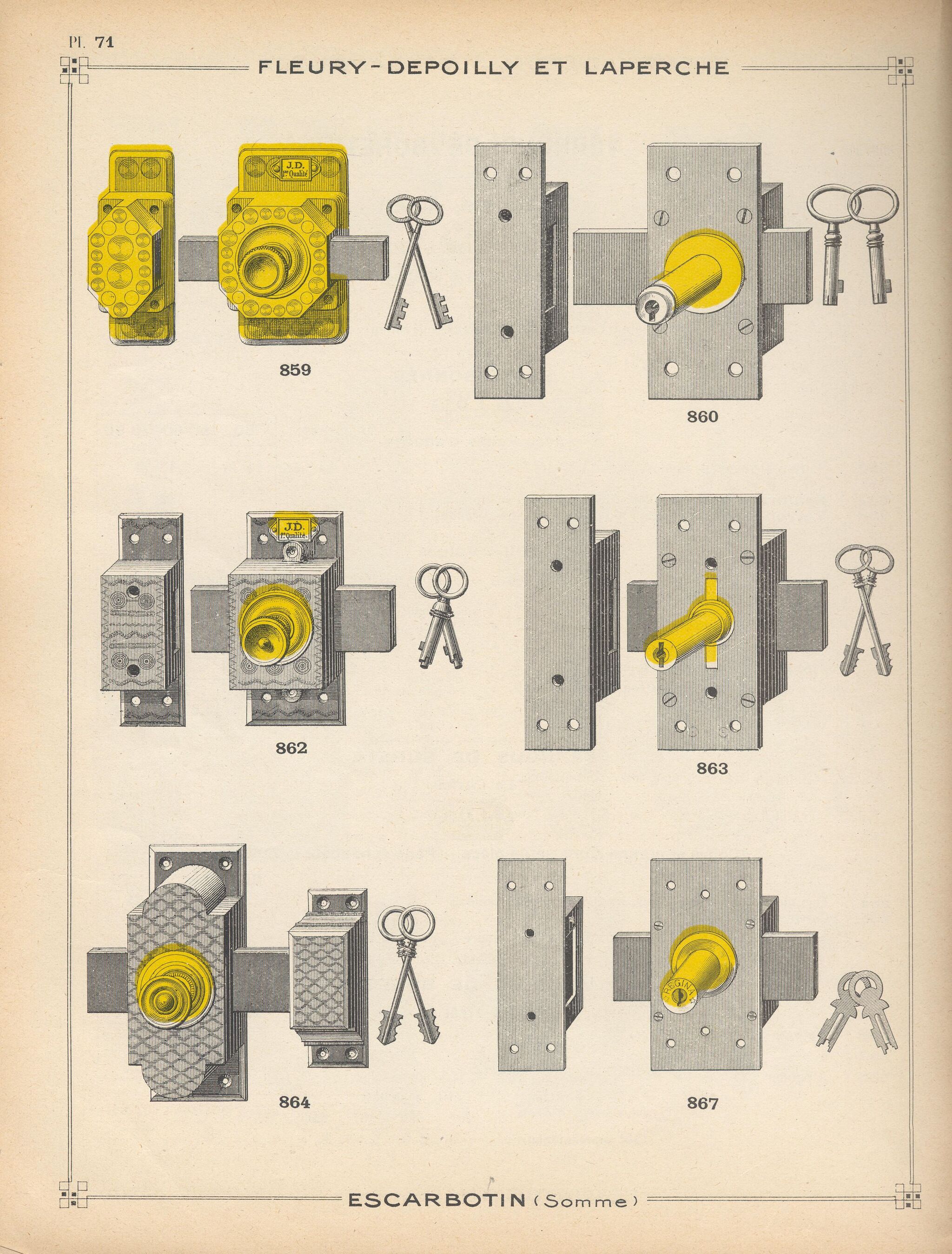 Catalog of locks, keys and other accessories, Early 20th century - Images, Books, Old photo, Design, Locks, Keys, Catalog, Price-list, Longpost