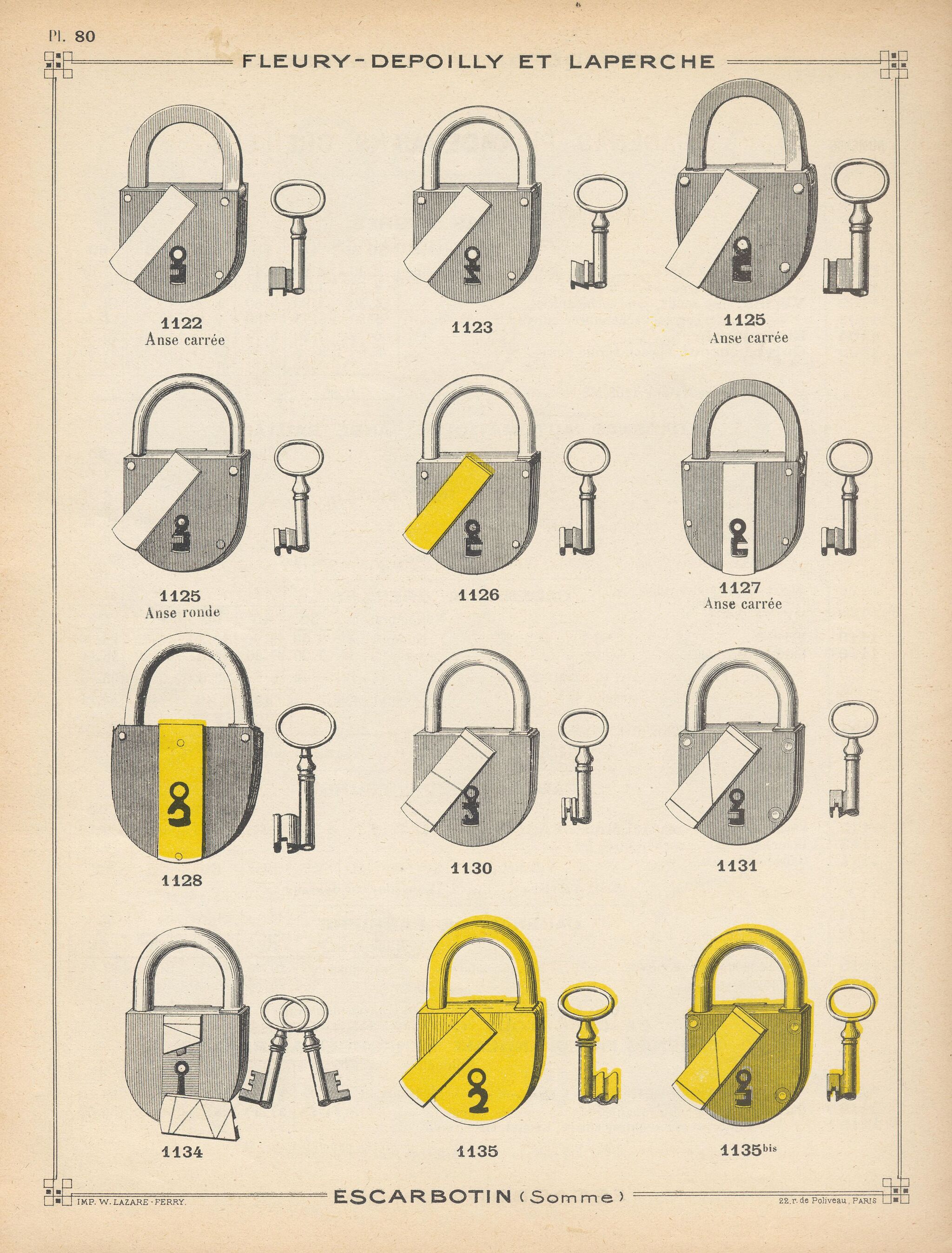 Catalog of locks, keys and other accessories, Early 20th century - Images, Books, Old photo, Design, Locks, Keys, Catalog, Price-list, Longpost