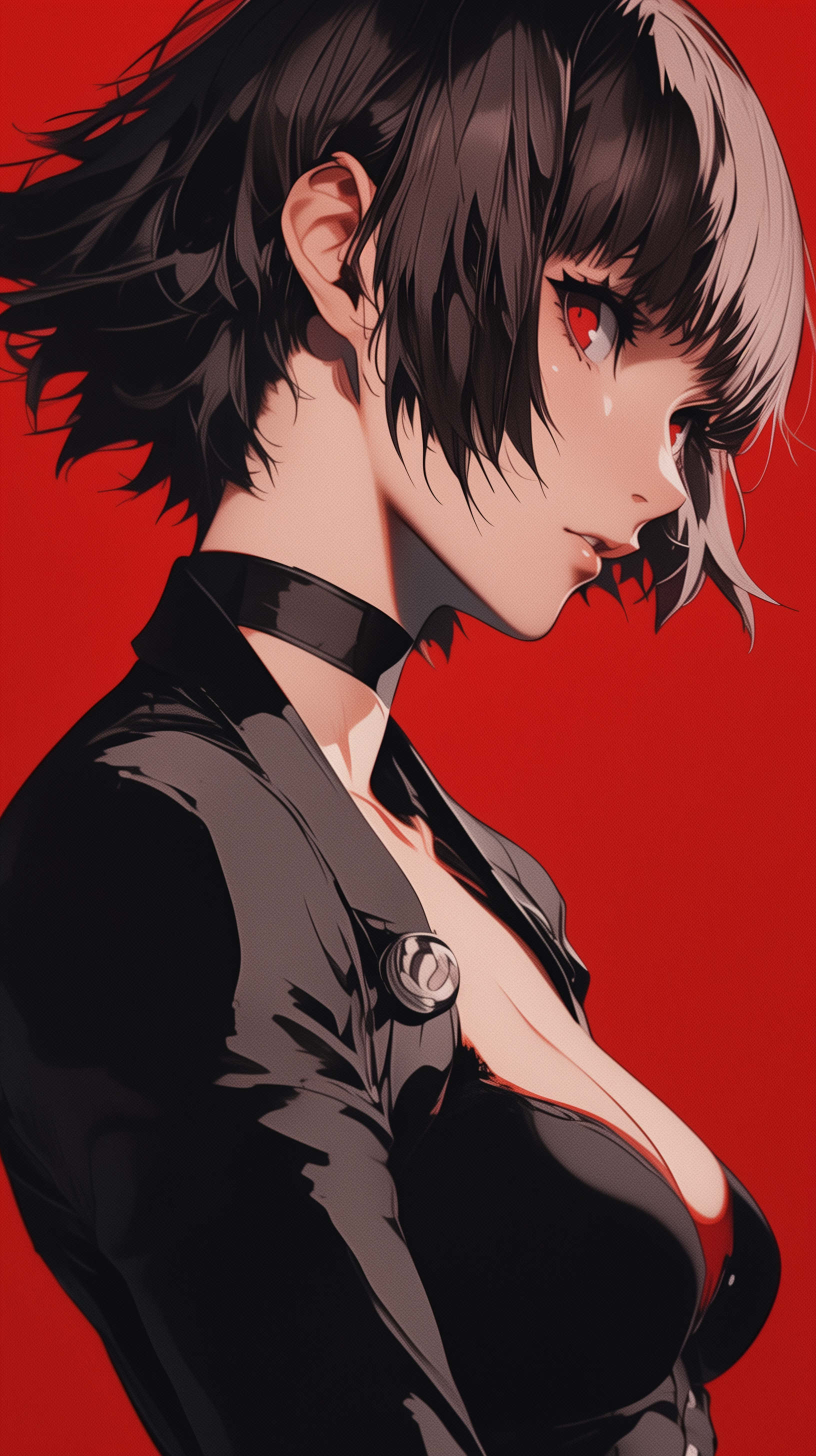 Продолжение поста «Макото» - Арт, Аниме, Anime Art, Persona, Persona 5, Niijima Makoto, Игры, Game Art, Арты нейросетей, Ответ на пост, Длиннопост