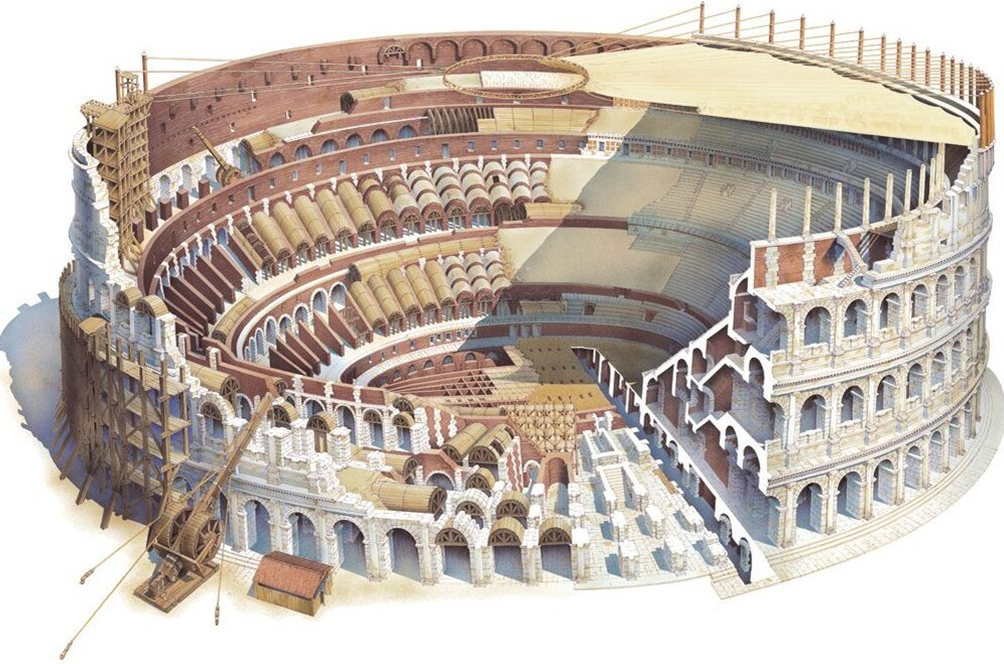 Колизей: Как Строились Древние Амфитеатры - Моё, Проект, Инновации, Инженер, Технологии, Строительство, Дизайнер, Изобретения, Тренд, Тестирование, Программа, Чат-Бот, Apple, Сайт, Nvidia, Электромобиль, Стартап, Длиннопост