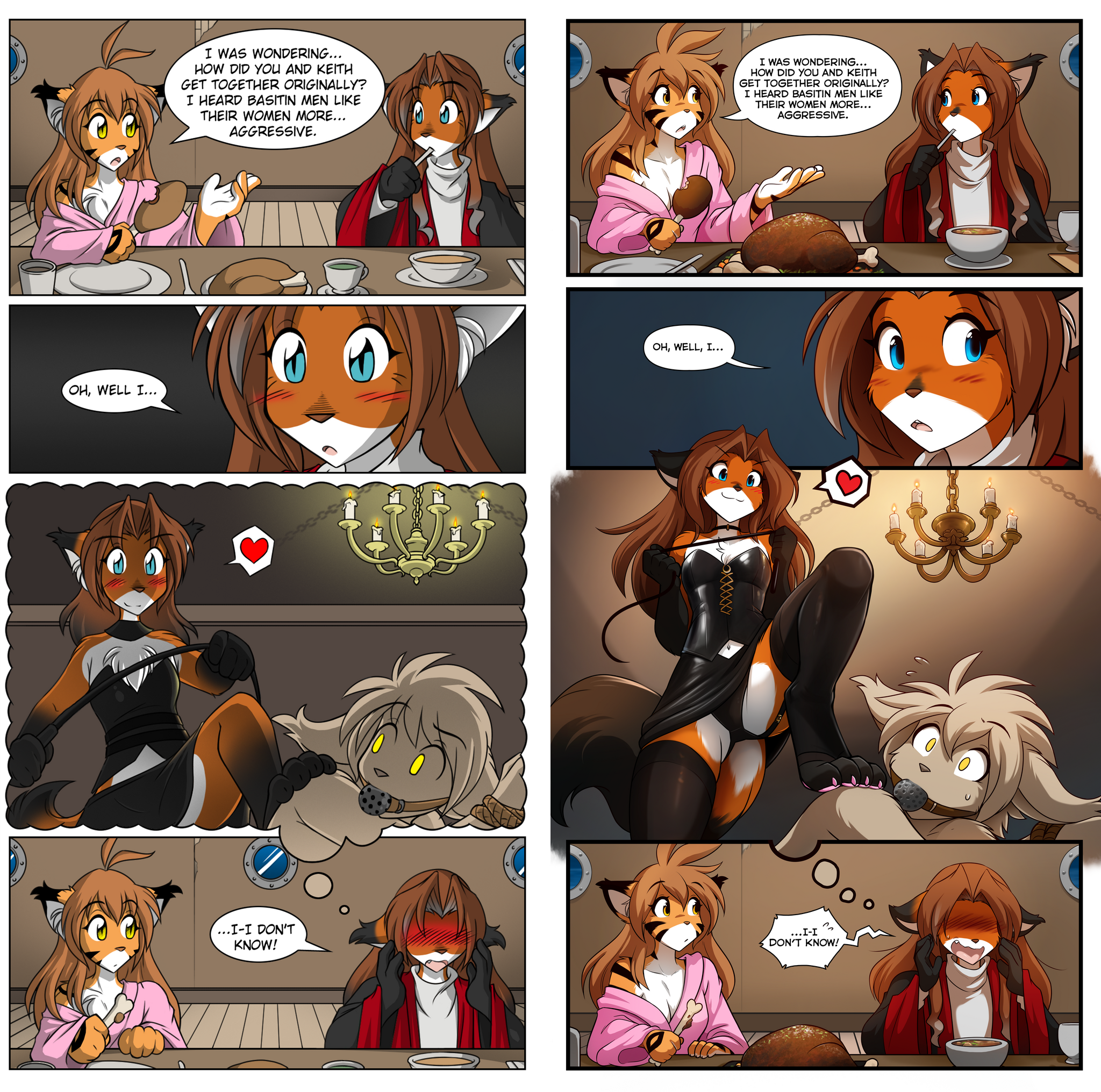 Ремейк Агрессивной - Фурри, Антро, Арт, Furry Edge, Furry Fox, Furry Tiger, Twokinds, Tom Fischbach, Flora, Laura, Keith Keiser, Длиннопост