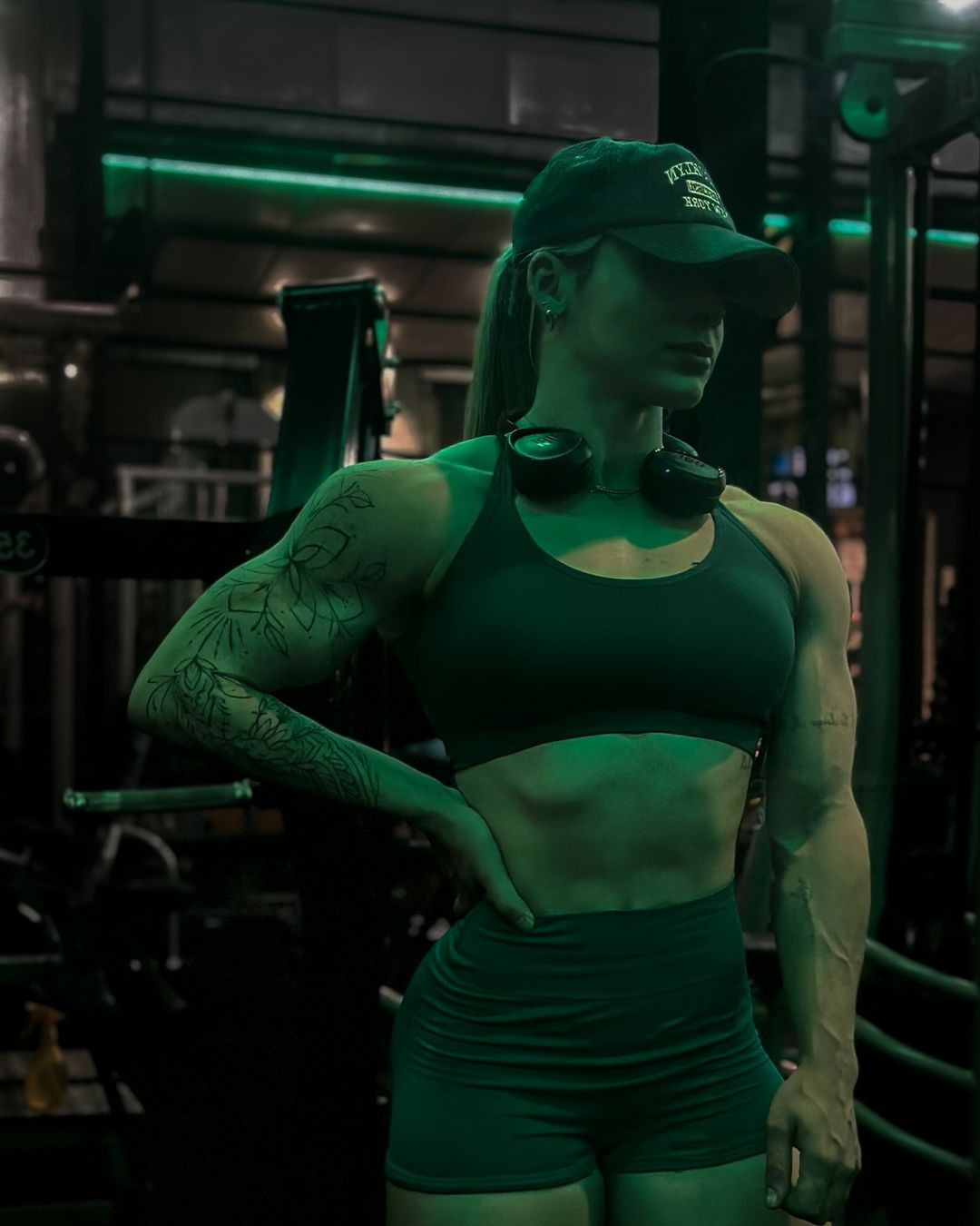 Akila Thais Santos - Girls, Sports girls, Strong girl, Muscle, Bodybuilders, Selfie, Press, Arms, Brazil, Video, Vertical video, Instagram (link), Longpost