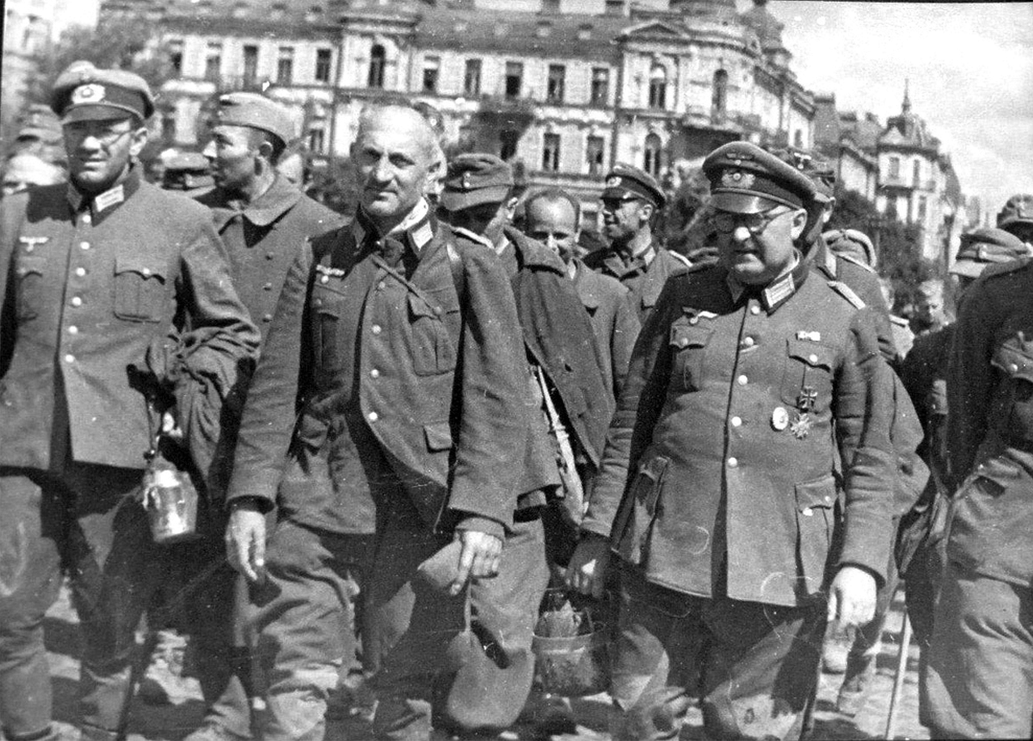 March of shame of the Nazis in Kyiv - the USSR, The Great Patriotic War, Military history, История России, Nazism, Kiev, Victory, Winners, Red Army, Fascists, The soldiers, Telegram (link), Longpost