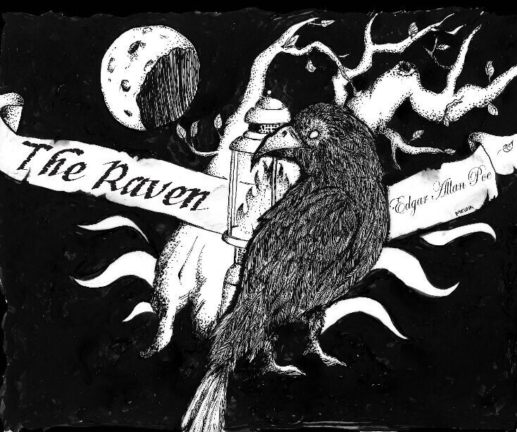 Quoth the Raven: Nevermore. О чем в оригинале гласил сюжет поэмы Ворон Эдгара Аллана По? - Ворон, Литература, Поэзия, Писатели, Эдгар Аллан По, Лирика, Любовь, Смерть, Скорбь, Горе, Ленор, Nevermore, Мифология, Длиннопост