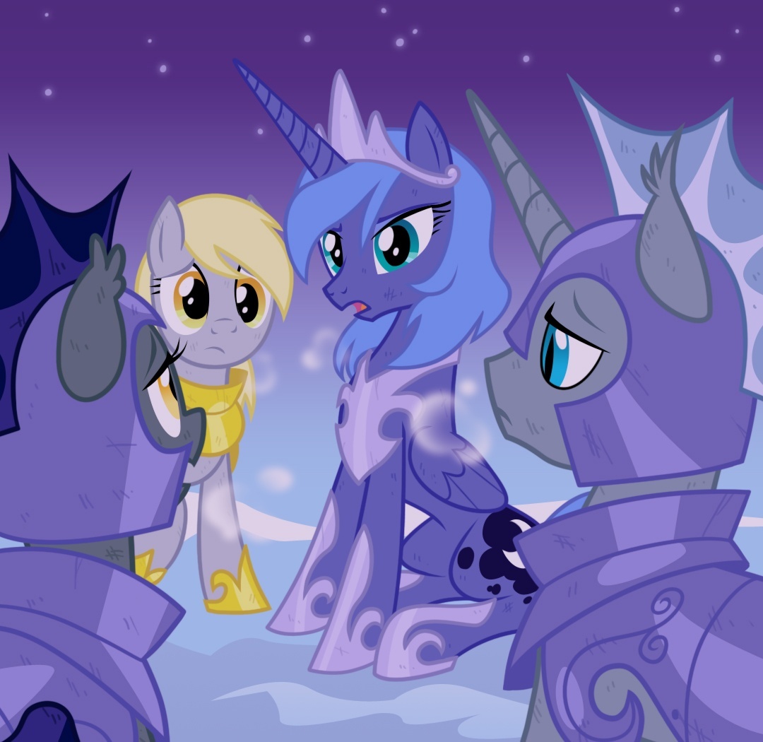 Перемены - My Little Pony, Princess Luna, Derpy Hooves, Batpony, Феникс, Длиннопост