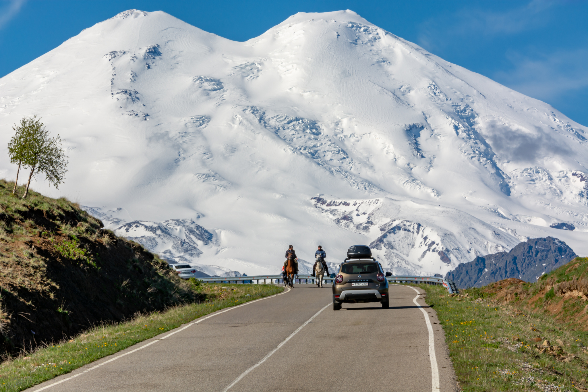 The road to Djily-Su and Elbrus in all its glory!!! - My, The mountains, Caucasus mountains, Elbrus, Jily-Su, Caucasian Mineral Waters, Road, The photo