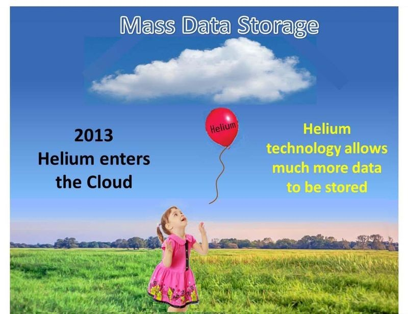 2013: Helium controls cloud storage - Technologies, IT, Innovations, Helium, HDD, Electronics, Inventions, Computer hardware, Longpost