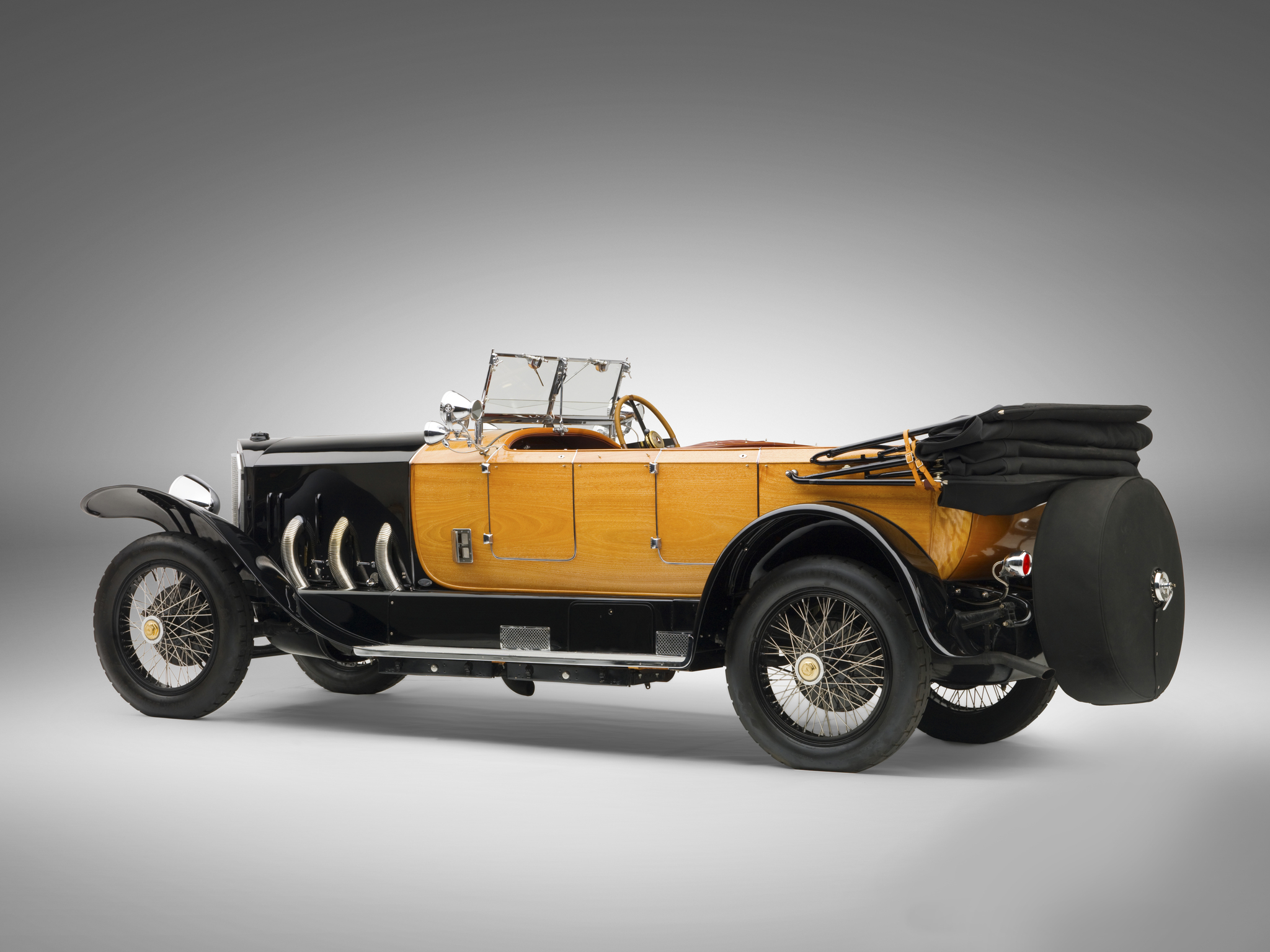 Mercedes 28-95 Sport Phaeton - Ретроавтомобиль, История автомобилей, Мерседес, 1924, Длиннопост