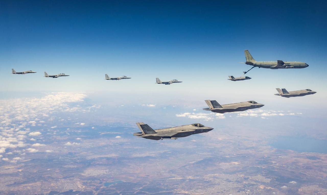 Long arm of the IDF: Air Force practiced mid-air refueling of fighter jets - Military Review, Aviation, Military equipment, Israel, Zionism, Tsakhal, Army, Israeli Army, Military aviation, Longpost