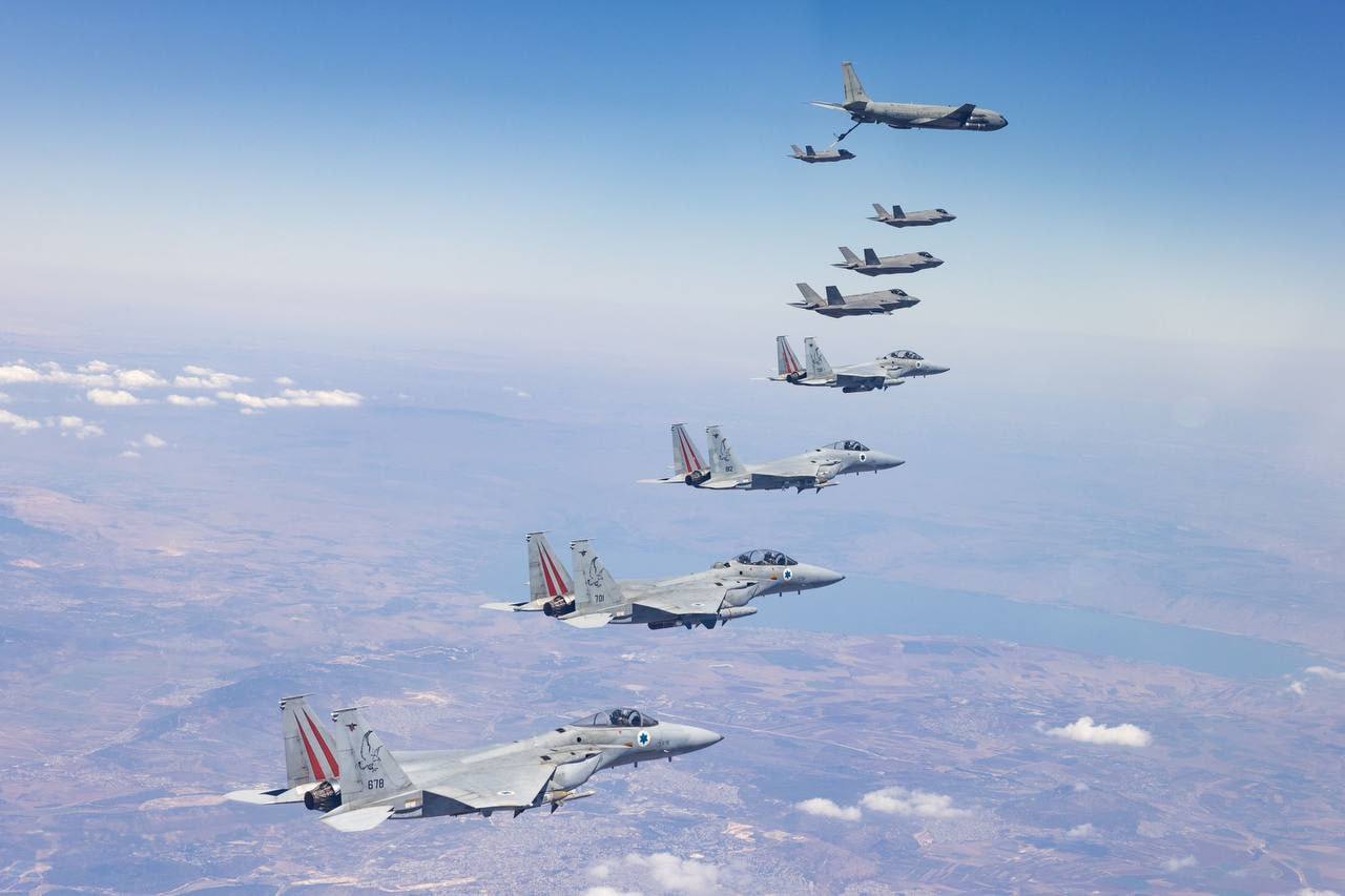 Long arm of the IDF: Air Force practiced mid-air refueling of fighter jets - Military Review, Aviation, Military equipment, Israel, Zionism, Tsakhal, Army, Israeli Army, Military aviation, Longpost