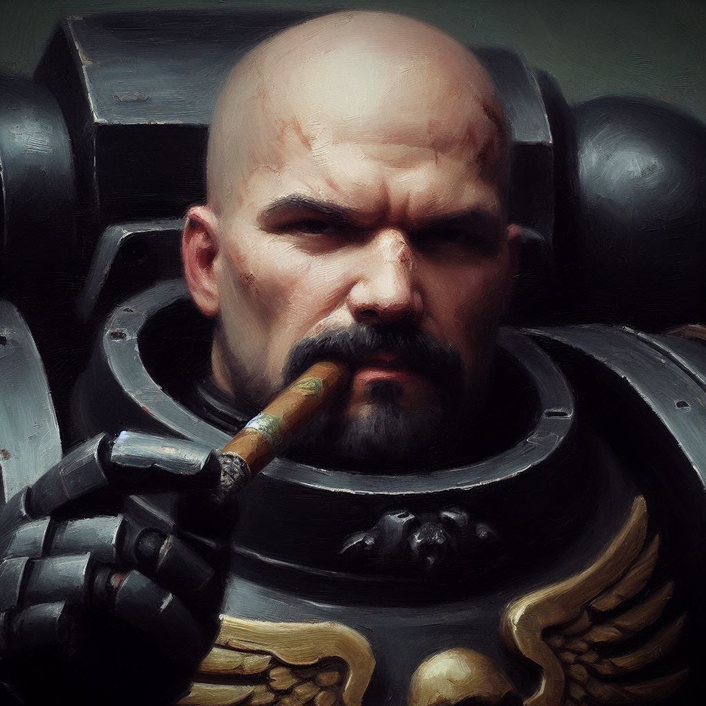 Нейросетевые Спейс Марины или Вьетнам по Имперски - Моё, Warhammer 40k, Loyal Space marines, Искусственный интеллект, Длиннопост, Арты нейросетей