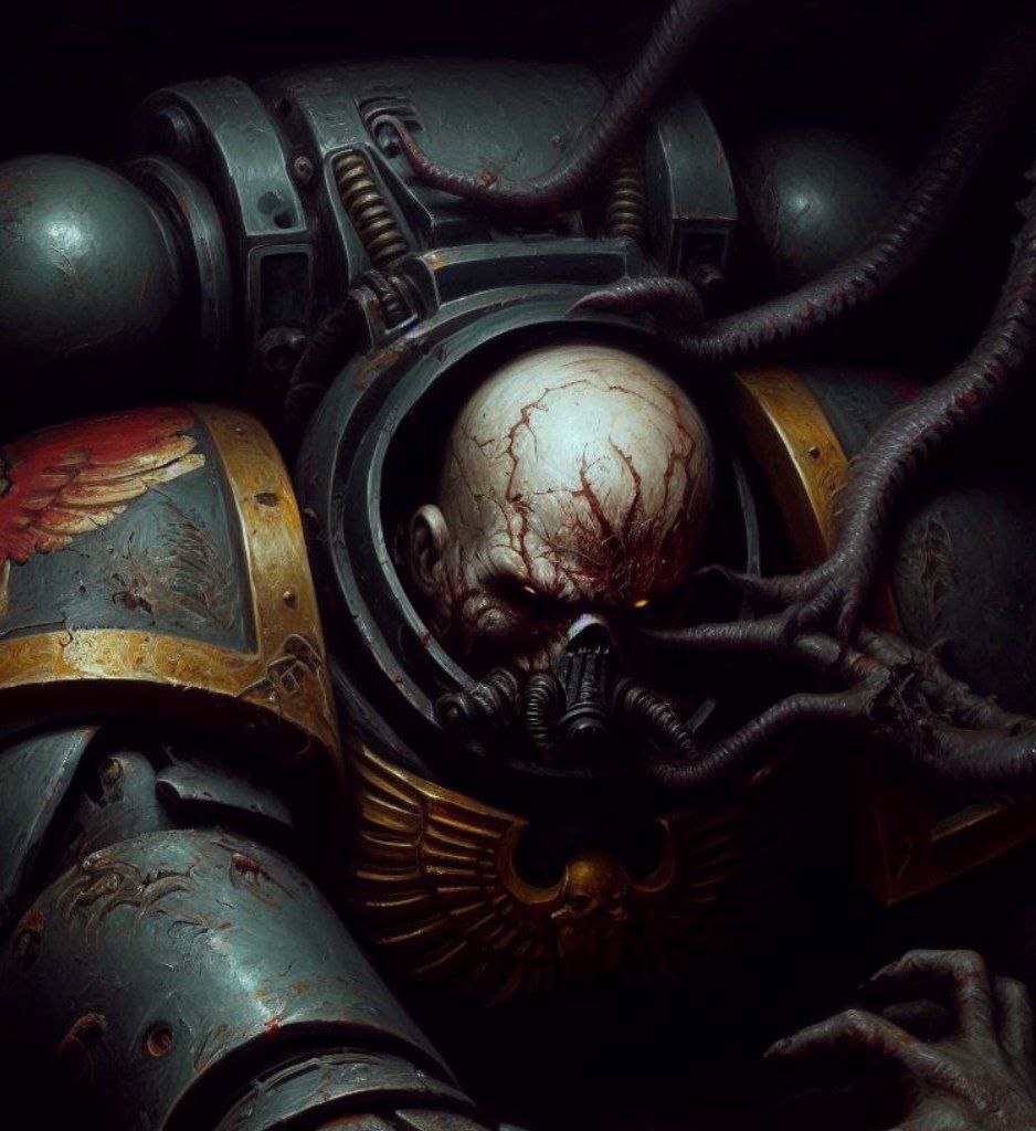 Нейросетевые Спейс Марины или Вьетнам по Имперски - Моё, Warhammer 40k, Loyal Space marines, Искусственный интеллект, Длиннопост, Арты нейросетей