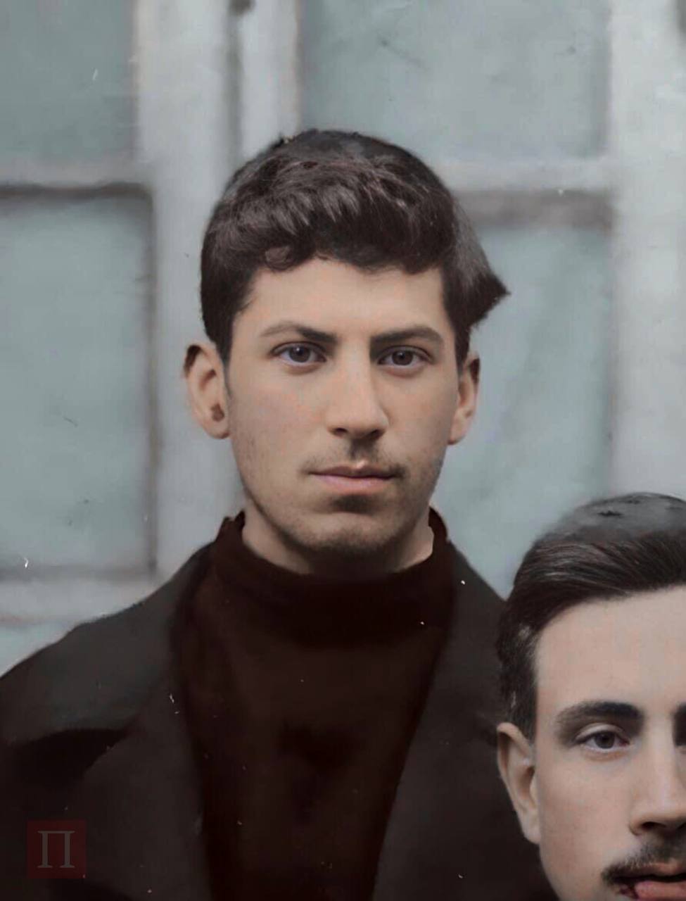 Joseph Dzhugashvili, 17-year-old student at the Tiflis Theological Seminary, 1896 - Crossposting, Pikabu publish bot, Empire, Telegram (link), Stalin