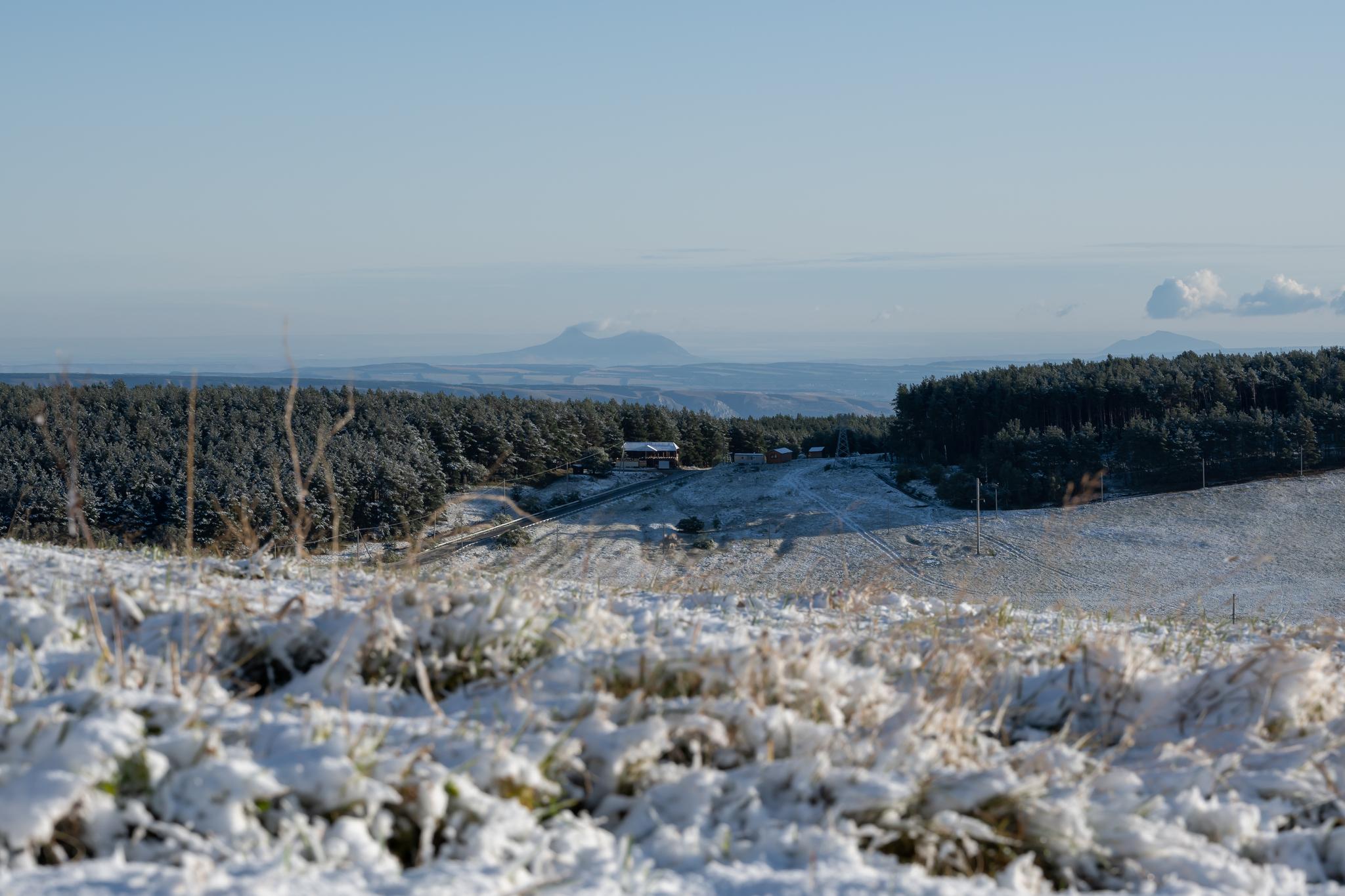 September 10, 2023 just outside Kislovodsk. Snow o_O!!! - My, The mountains, Caucasus mountains, Caucasian Mineral Waters, Elbrus, Snow, Jily-Su, Longpost