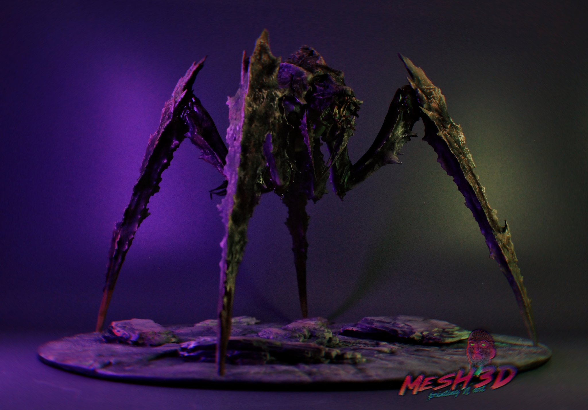 Bile Titan Helldivers 2 Figure - My, Helldivers 2, Monster, 3D modeling, 3D печать, 3D printer, Games, Galaxy, Handmade, Needlework without process, Shooter, Longpost, 2024, Monster, GIF