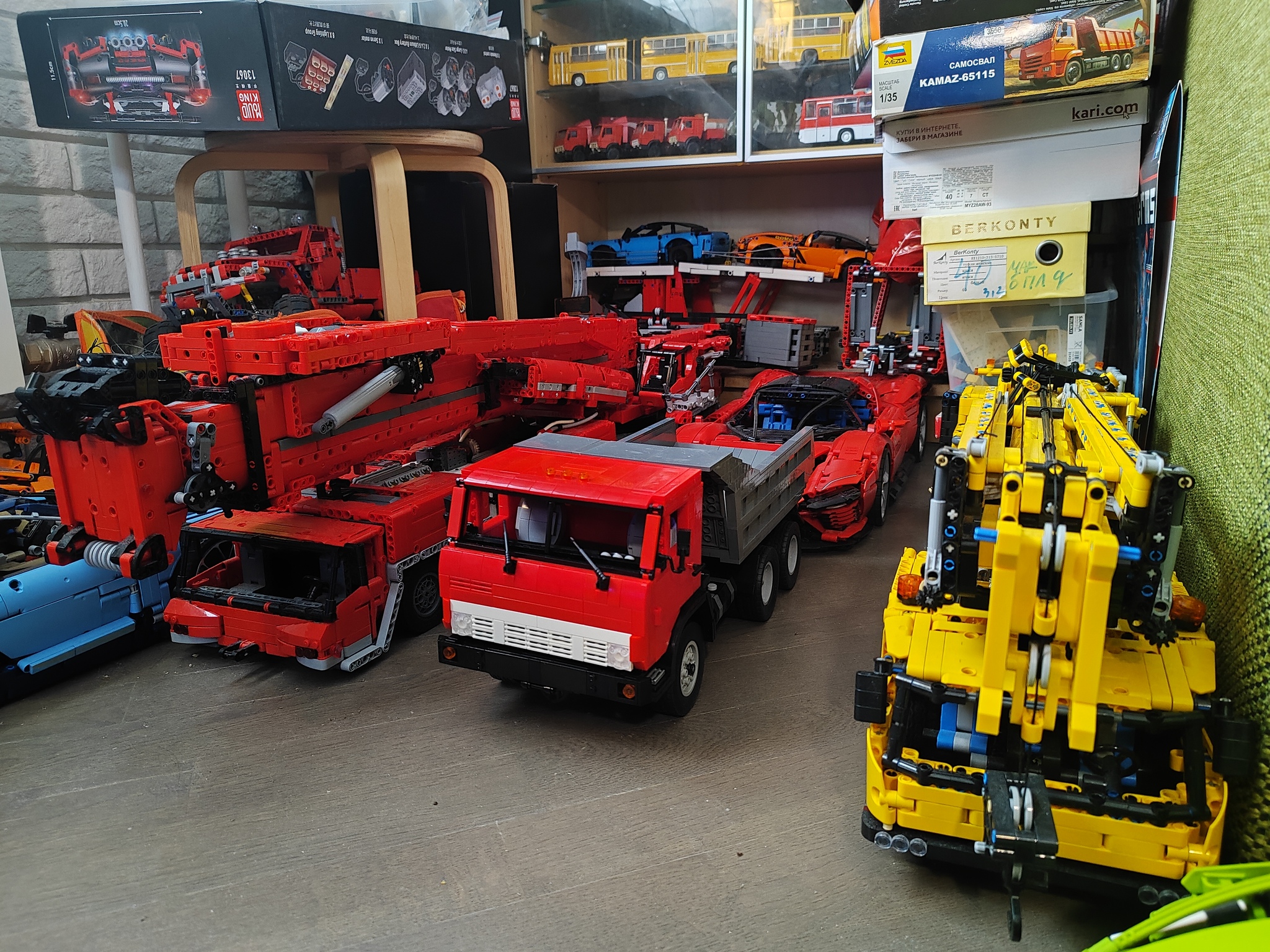 Lego KamAZ 5511 MOC - Lego, Moc, Homemade, Kamaz, Constructor, Collecting, Video, Longpost, Lego technic