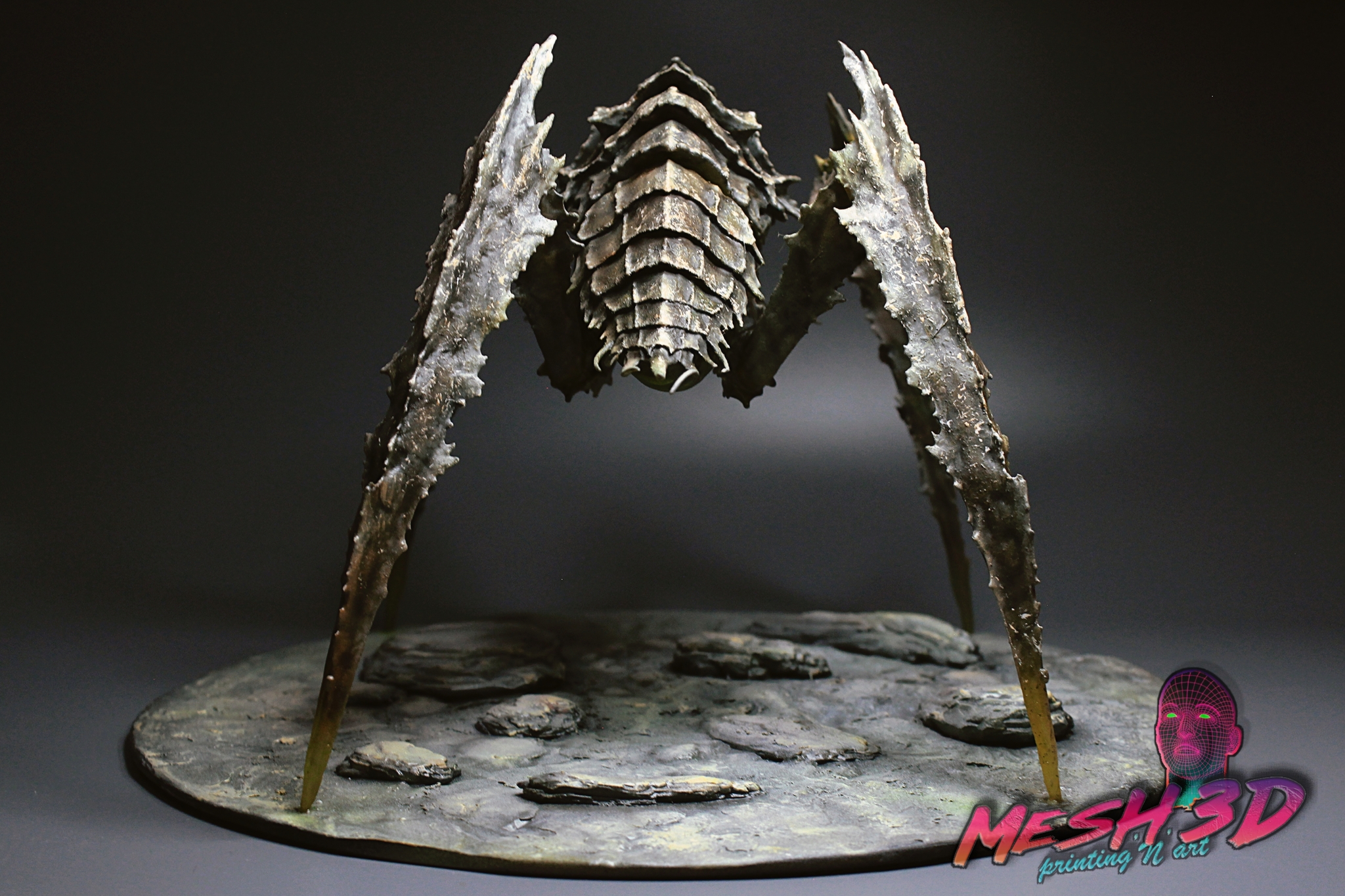 Bile Titan Helldivers 2 Figure - My, Helldivers 2, Monster, 3D modeling, 3D печать, 3D printer, Games, Galaxy, Handmade, Needlework without process, Shooter, Longpost, 2024, Monster, GIF