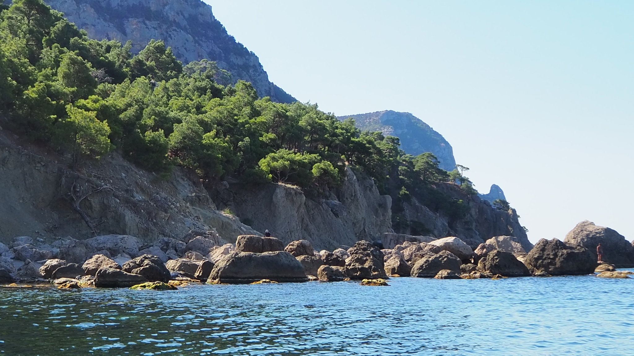 Крым, урочище Аязьма - Крым, Черное море, Море, Пляж, Отдых на природе, Лето, Балаклава, Длиннопост