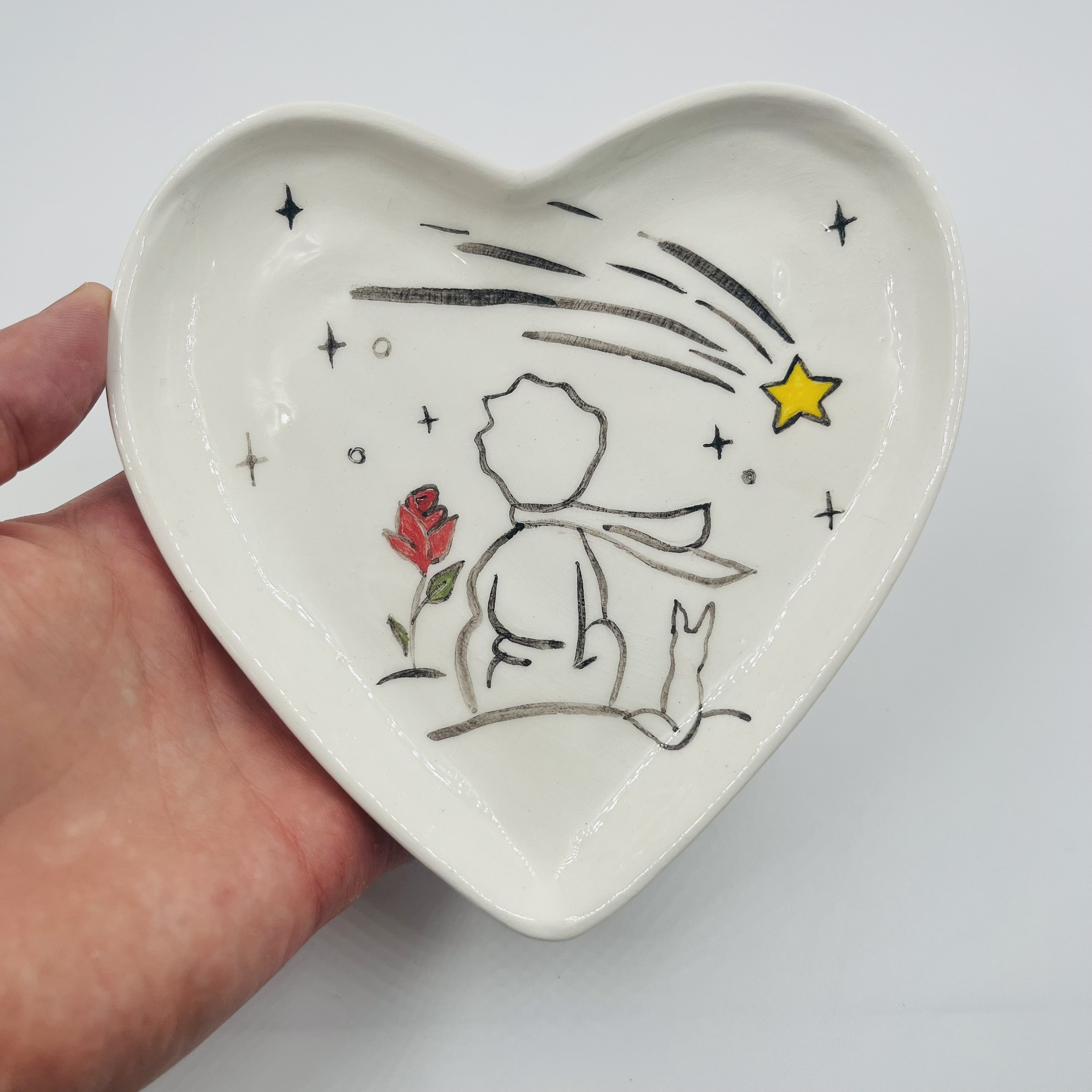 My - My, Ceramics, Plate, Handmade, Drawing, Little Prince, Longpost