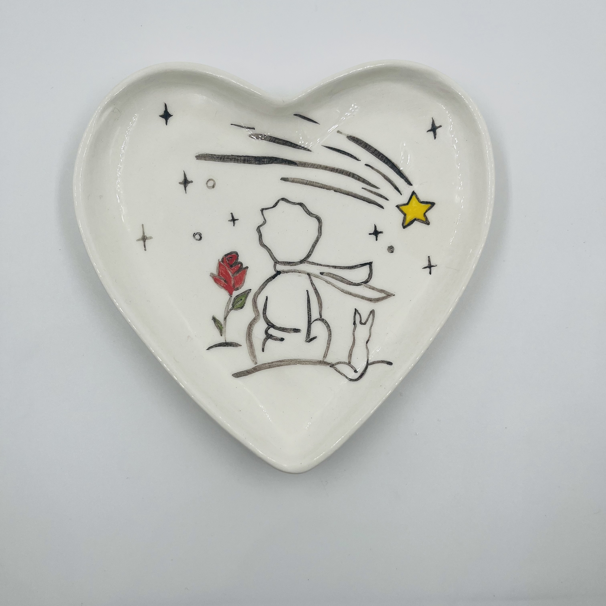 My - My, Ceramics, Plate, Handmade, Drawing, Little Prince, Longpost